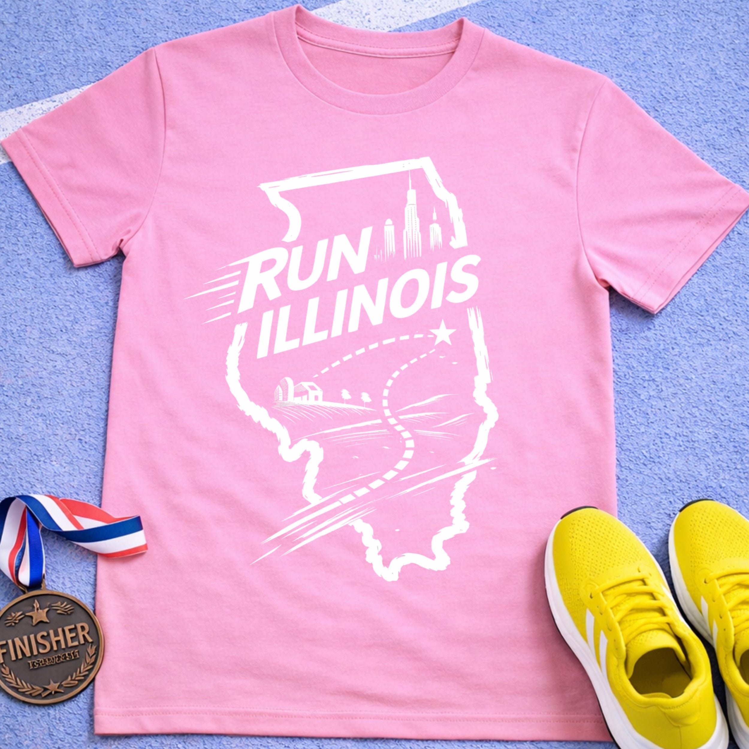 Run Illinois T-Shirt