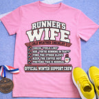 Runner's Wife Cold Weather Checklist T-Shirt