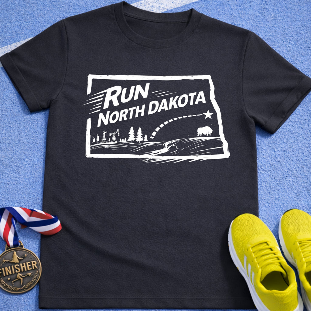 Run North Dakota T-Shirt