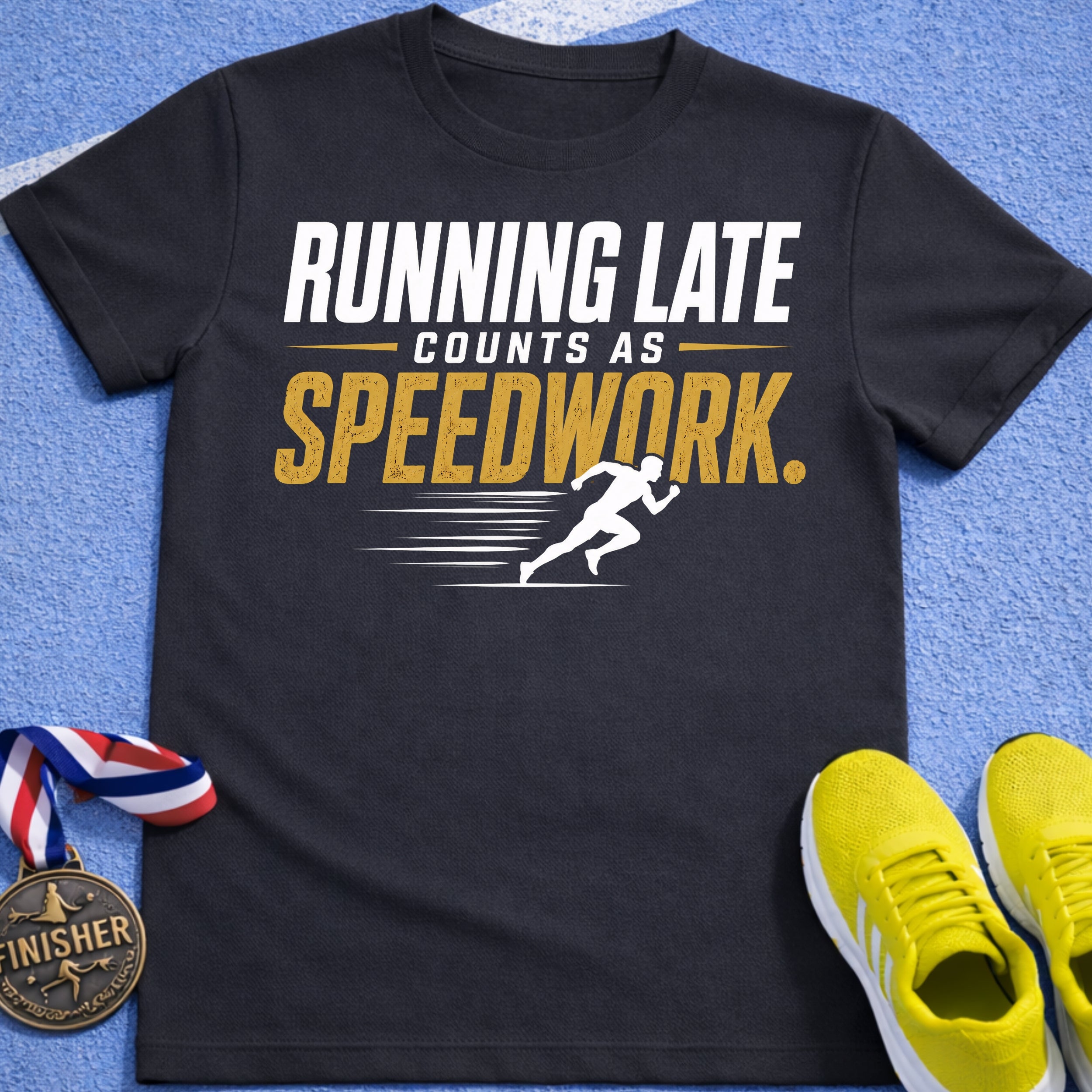 Running Late Counts as Speedwork T-Shirt
