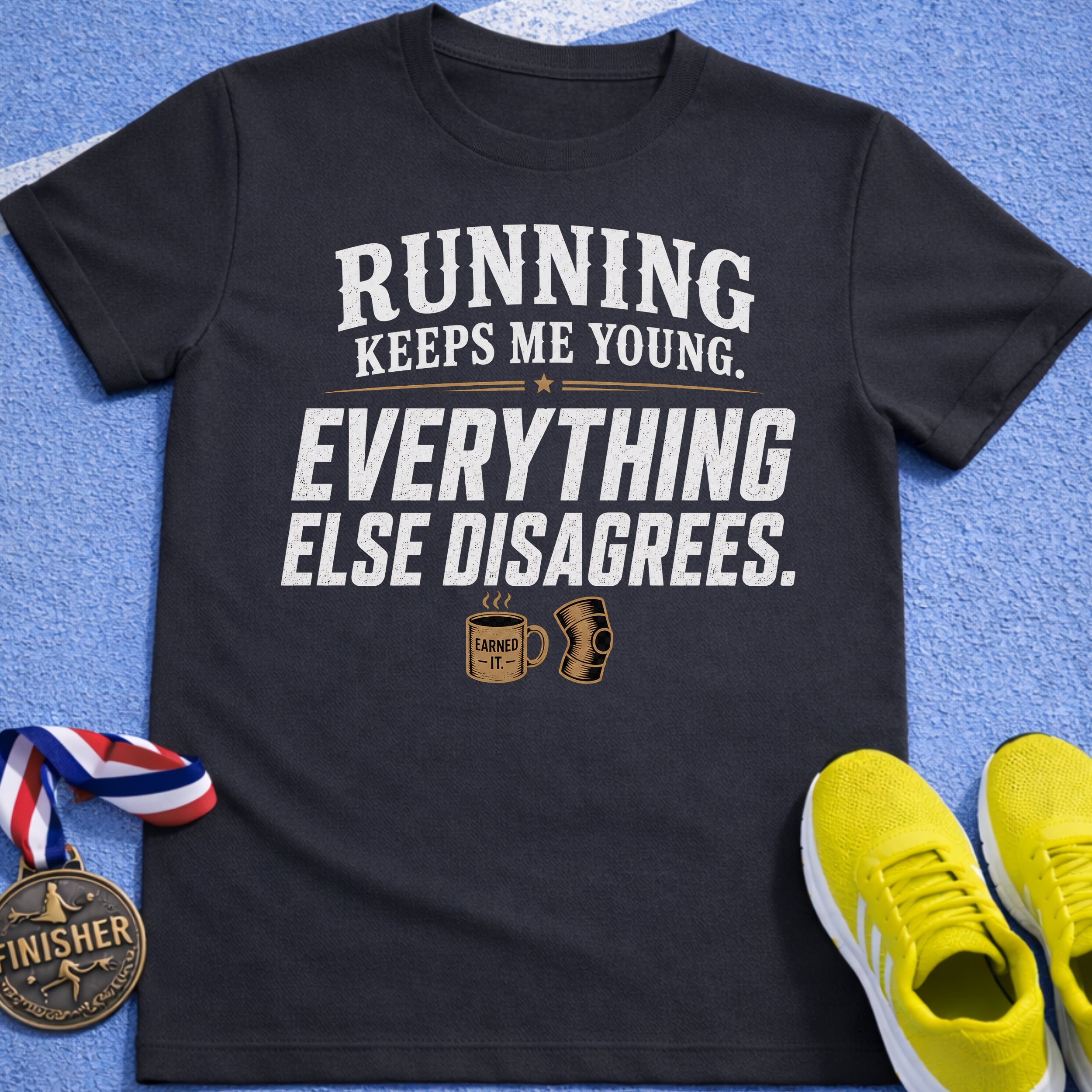Running Keeps Me Young T-Shirt