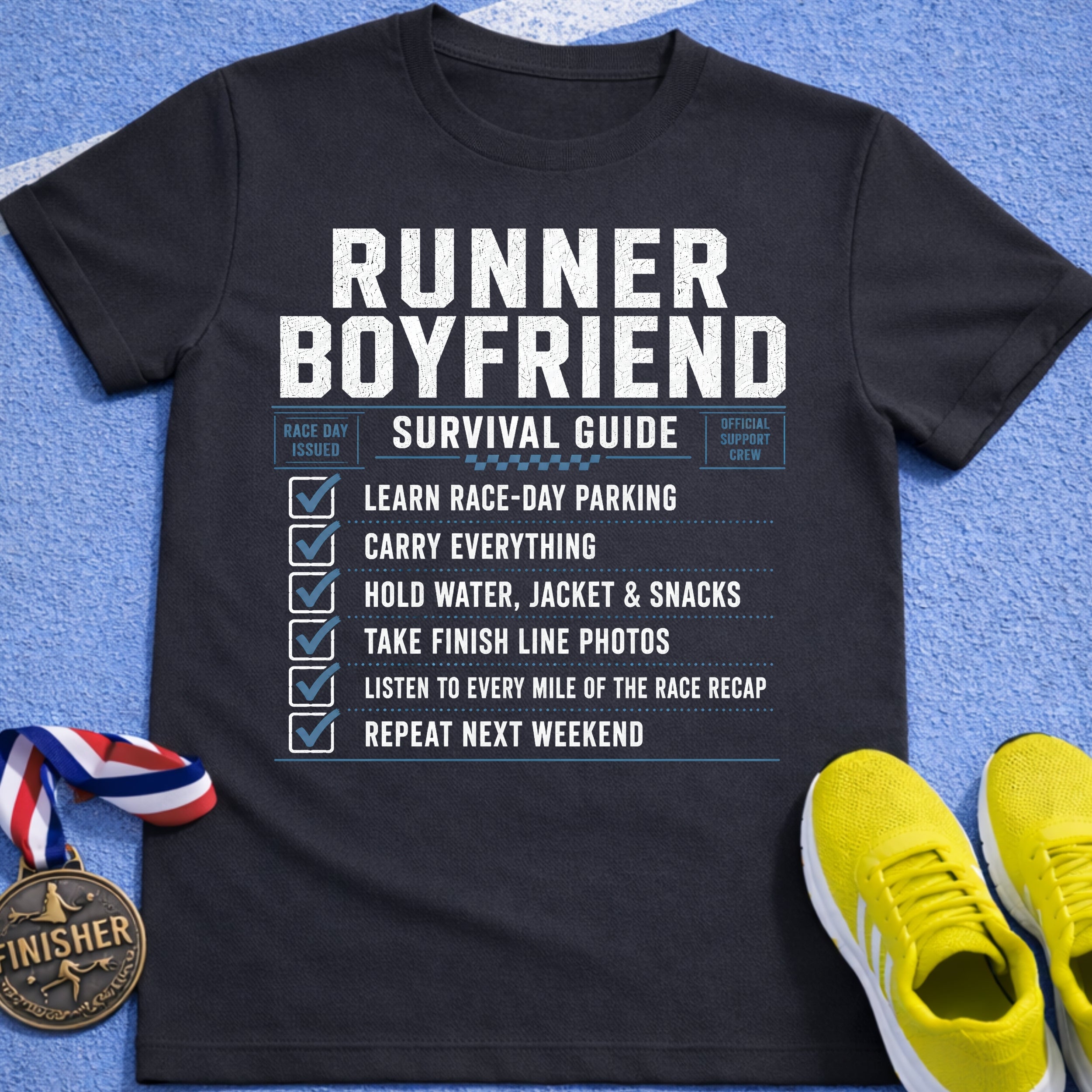 Runner Boyfriend Survival Guide T-Shirt