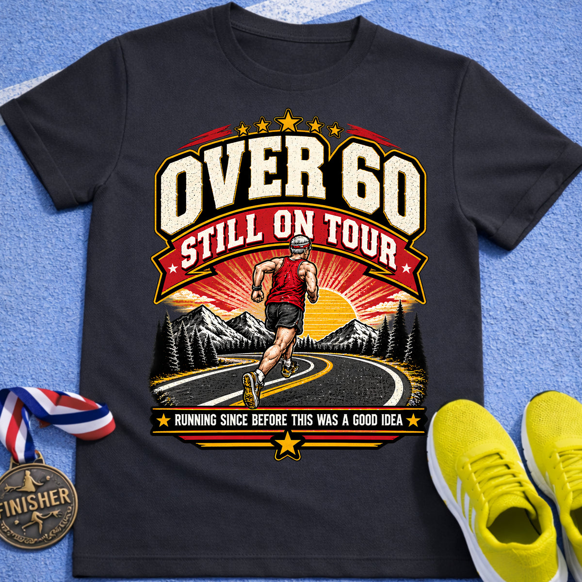 Over 60 Still on Tour T-Shirt