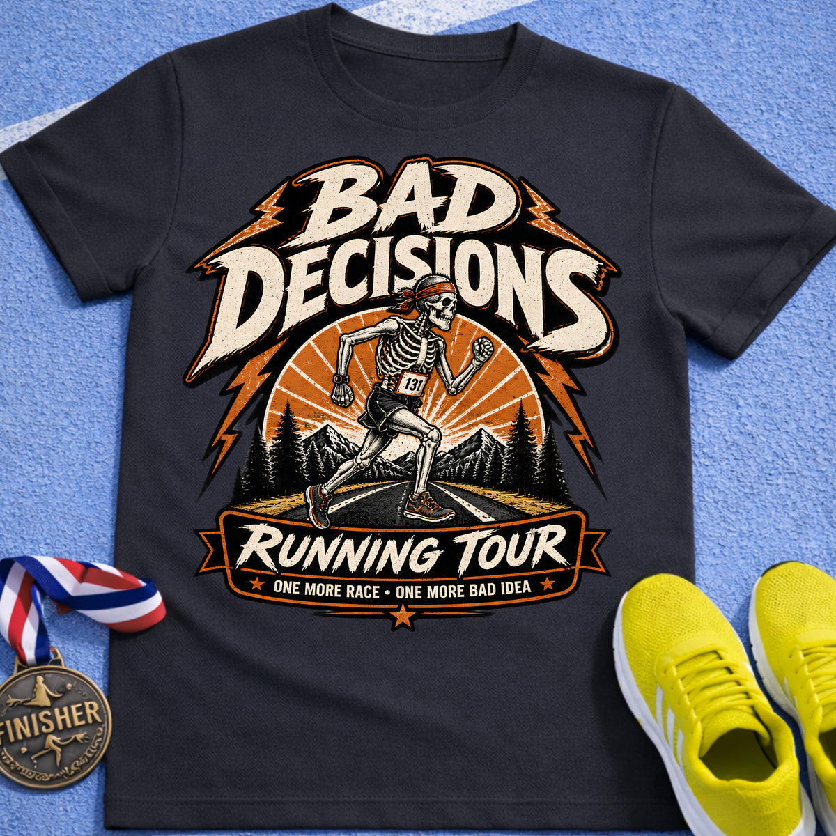 Bad Decisions Running Tour T-Shirt