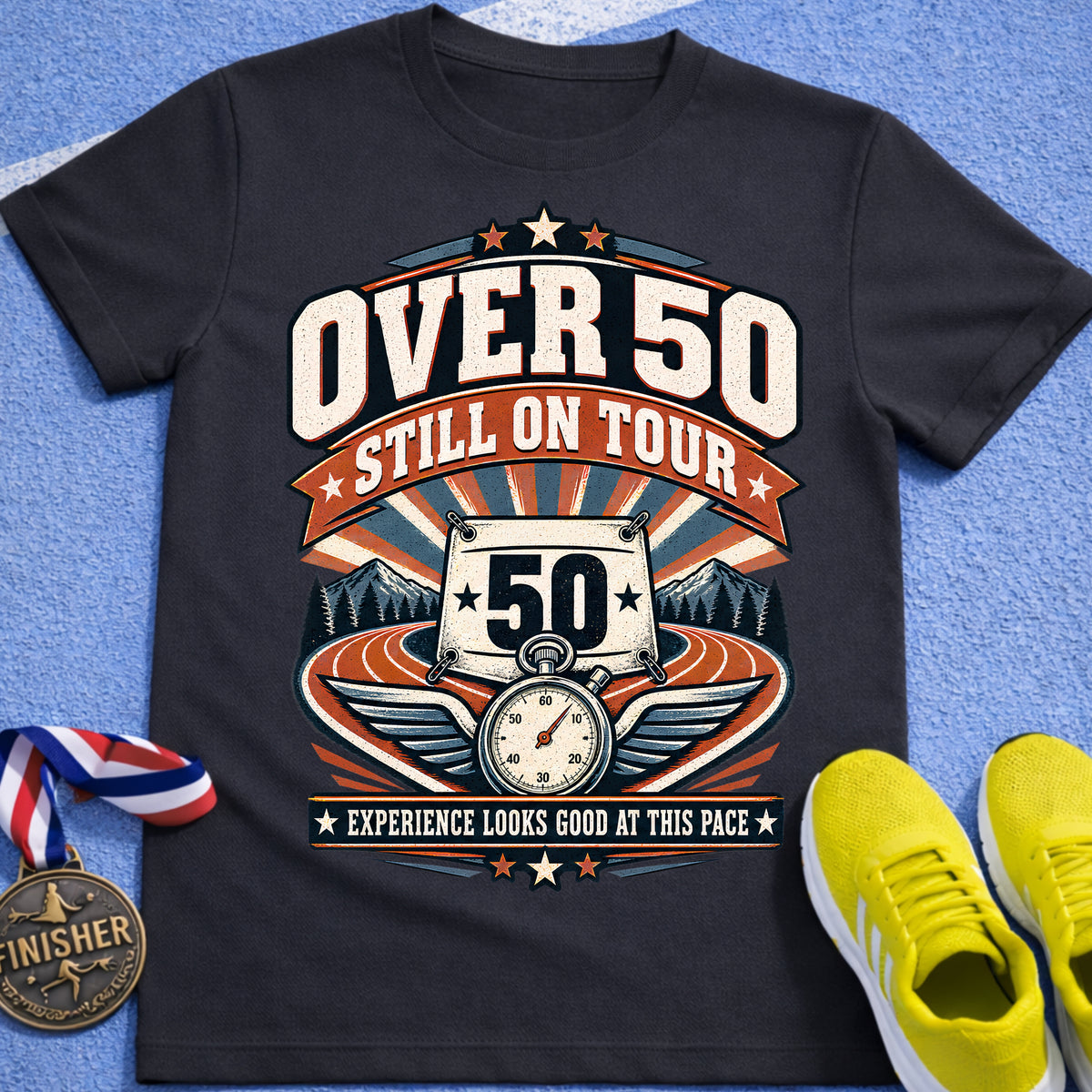Over 50 Still On Tour T-Shirt