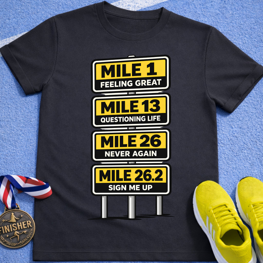 Marathon Mile Marker 26.2 T-Shirt