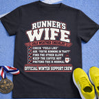 Runner's Wife Cold Weather Checklist T-Shirt