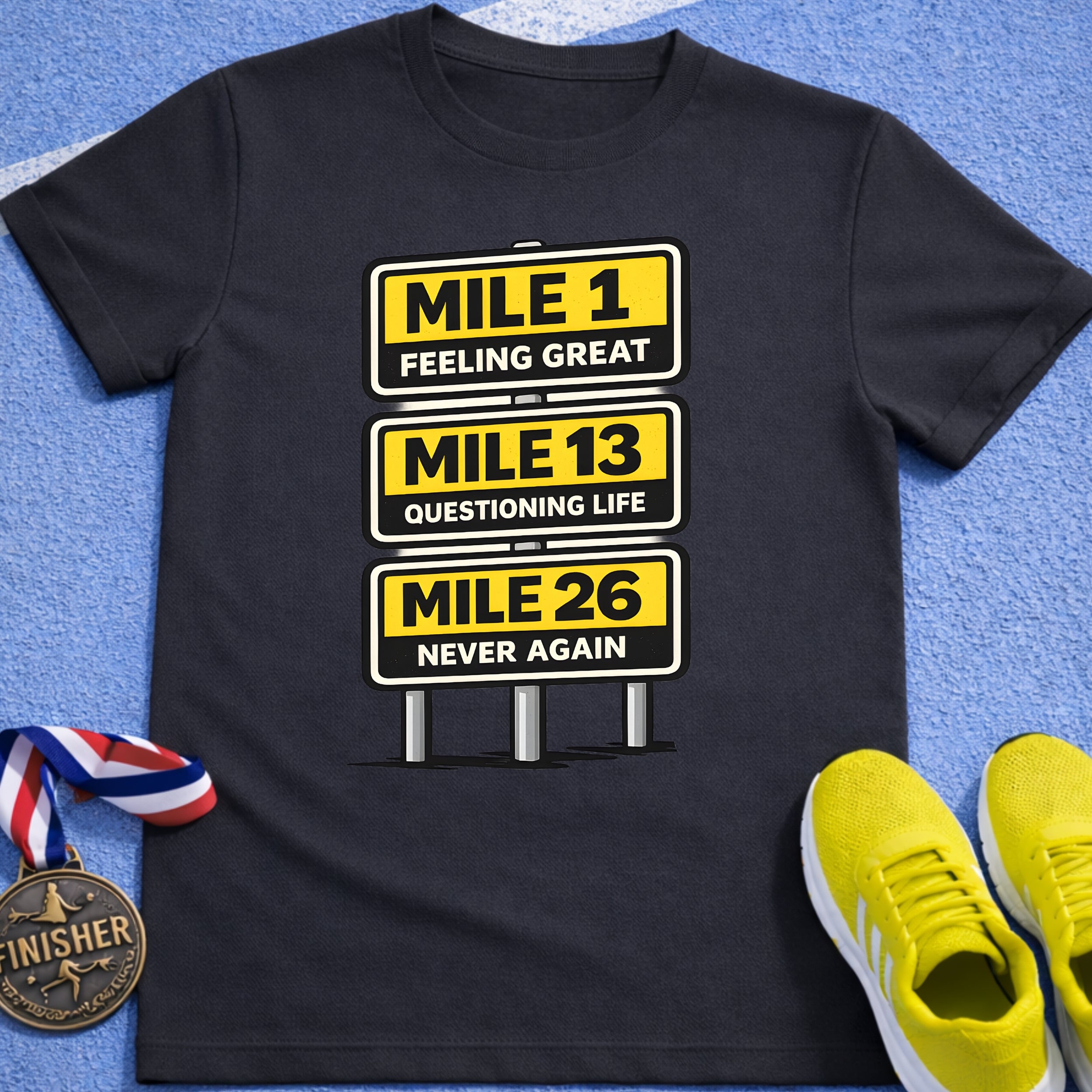 Marathon Mile Marker T-Shirt