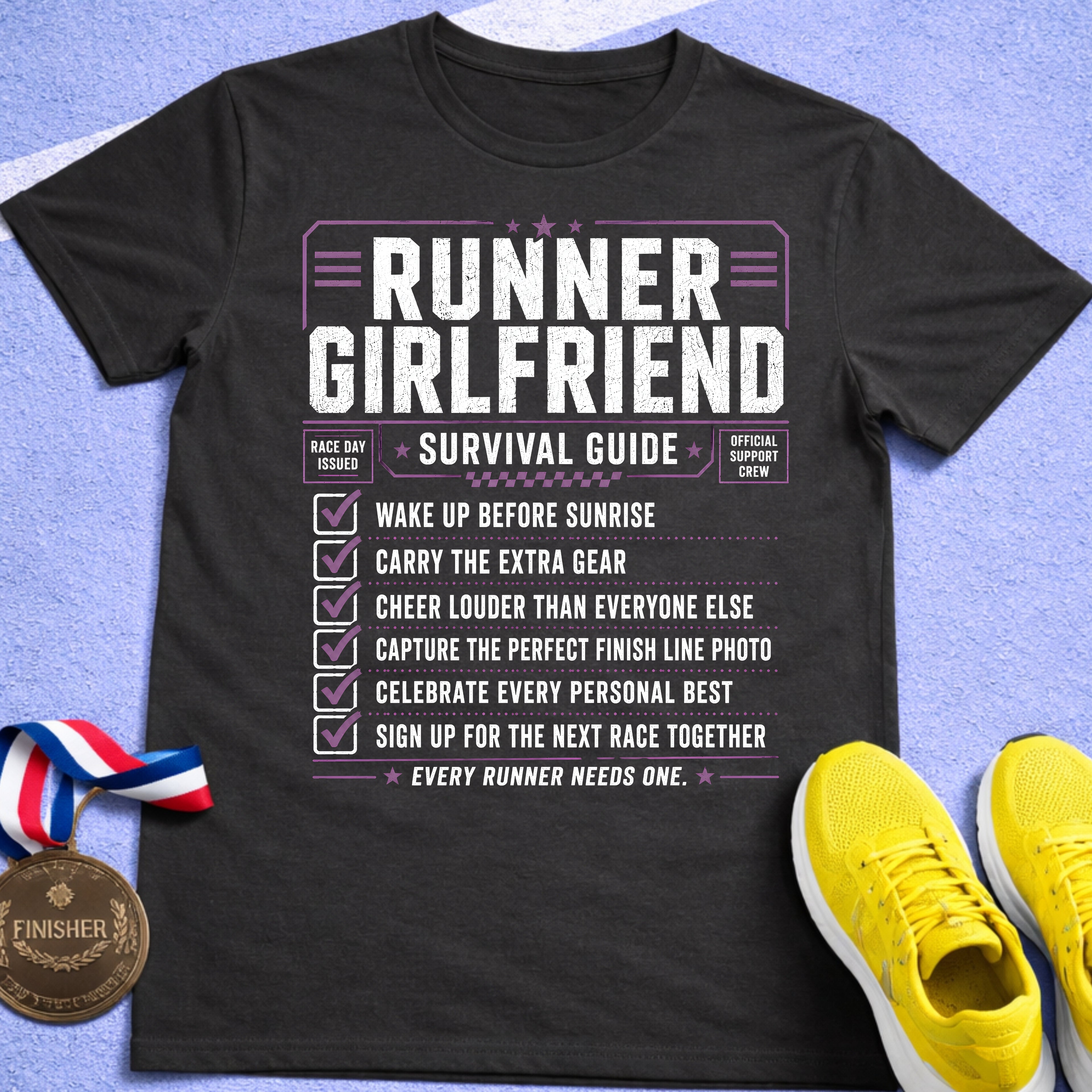 Runner Girlfriend Survival Guide T-Shirt
