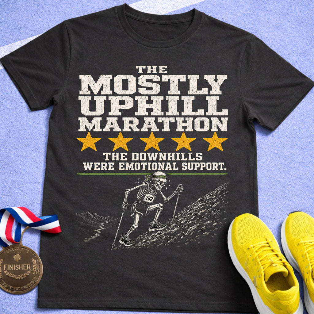 Mostly Uphill Marathon T-Shirt