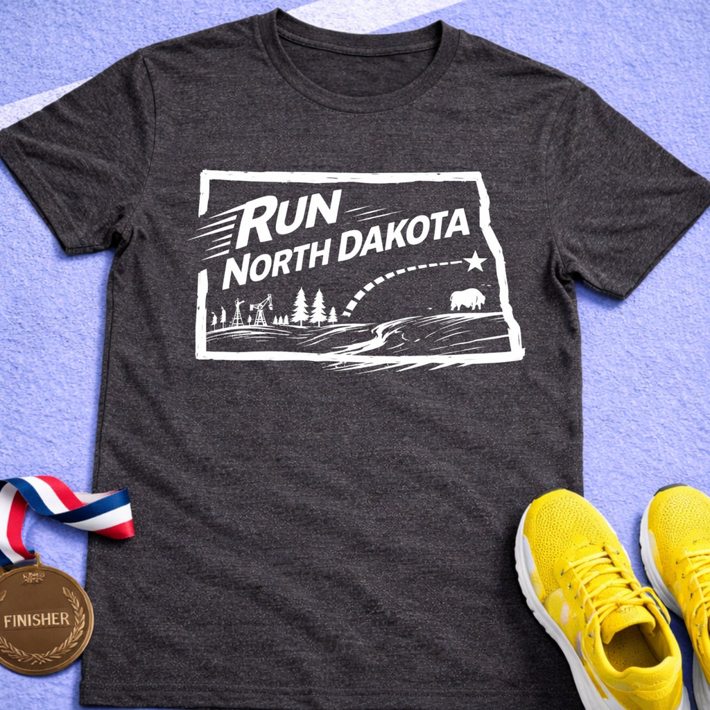 Run North Dakota T-Shirt