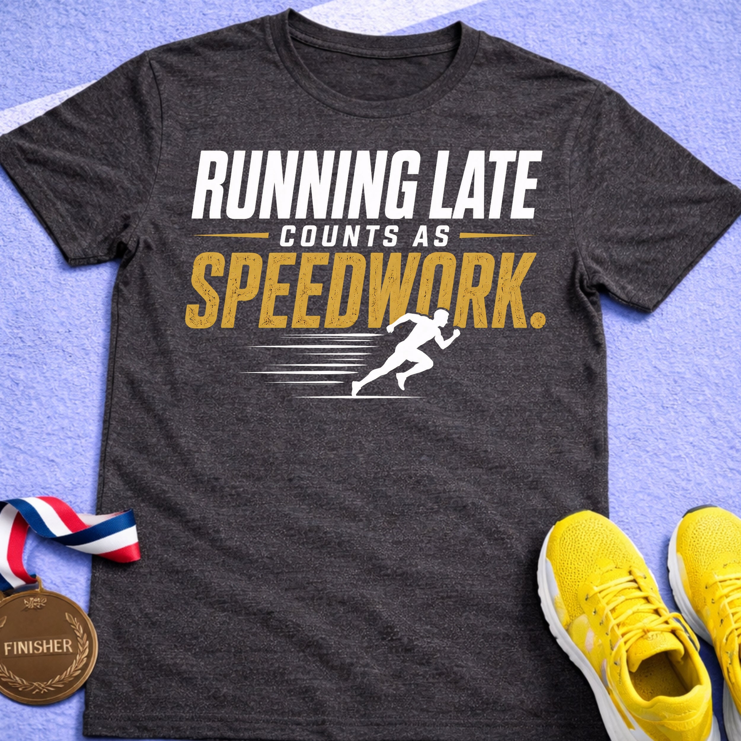 Running Late Counts as Speedwork T-Shirt