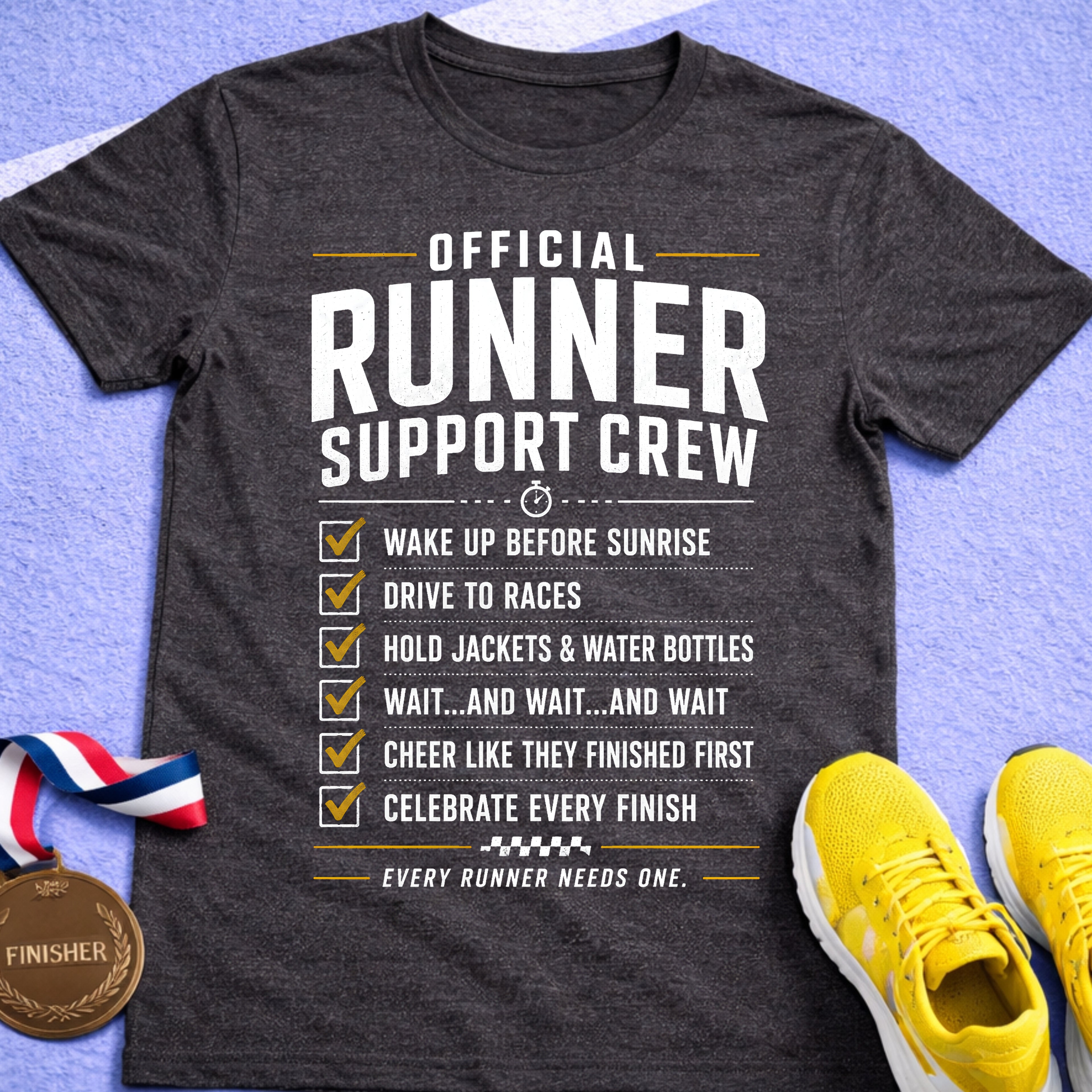 Runner Support Crew T-Shirt