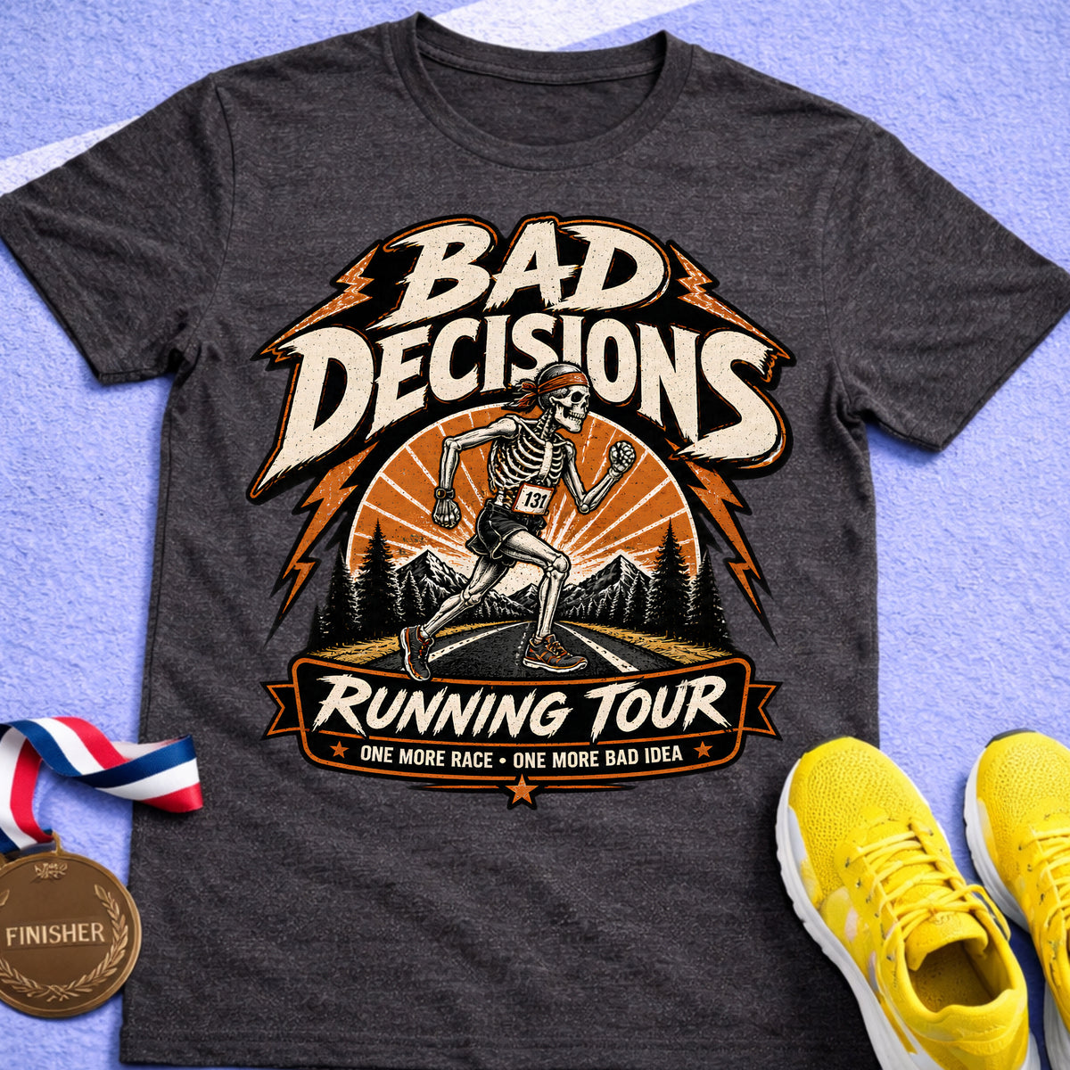 Bad Decisions Running Tour T-Shirt