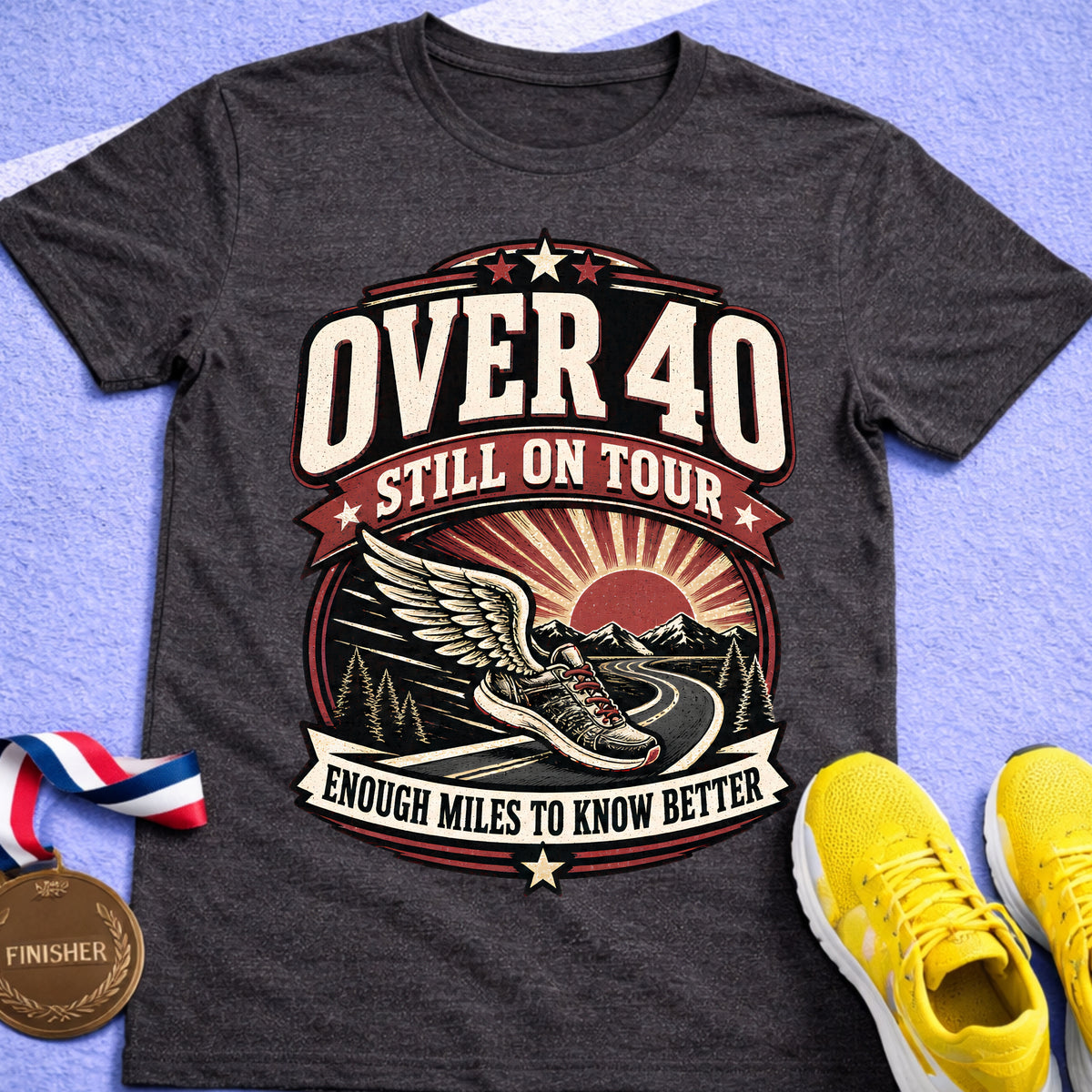 Over 40 Still On Tour T-Shirt