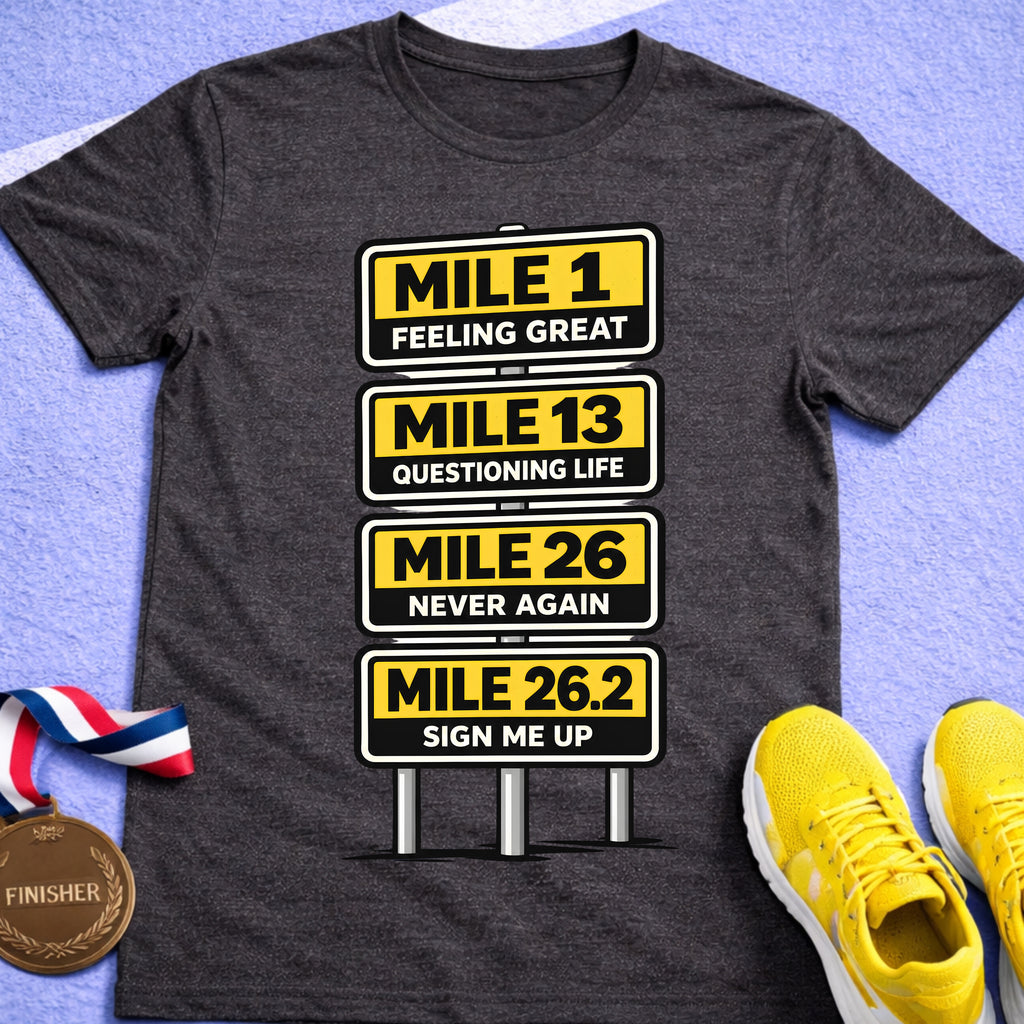 Marathon Mile Marker 26.2 T-Shirt