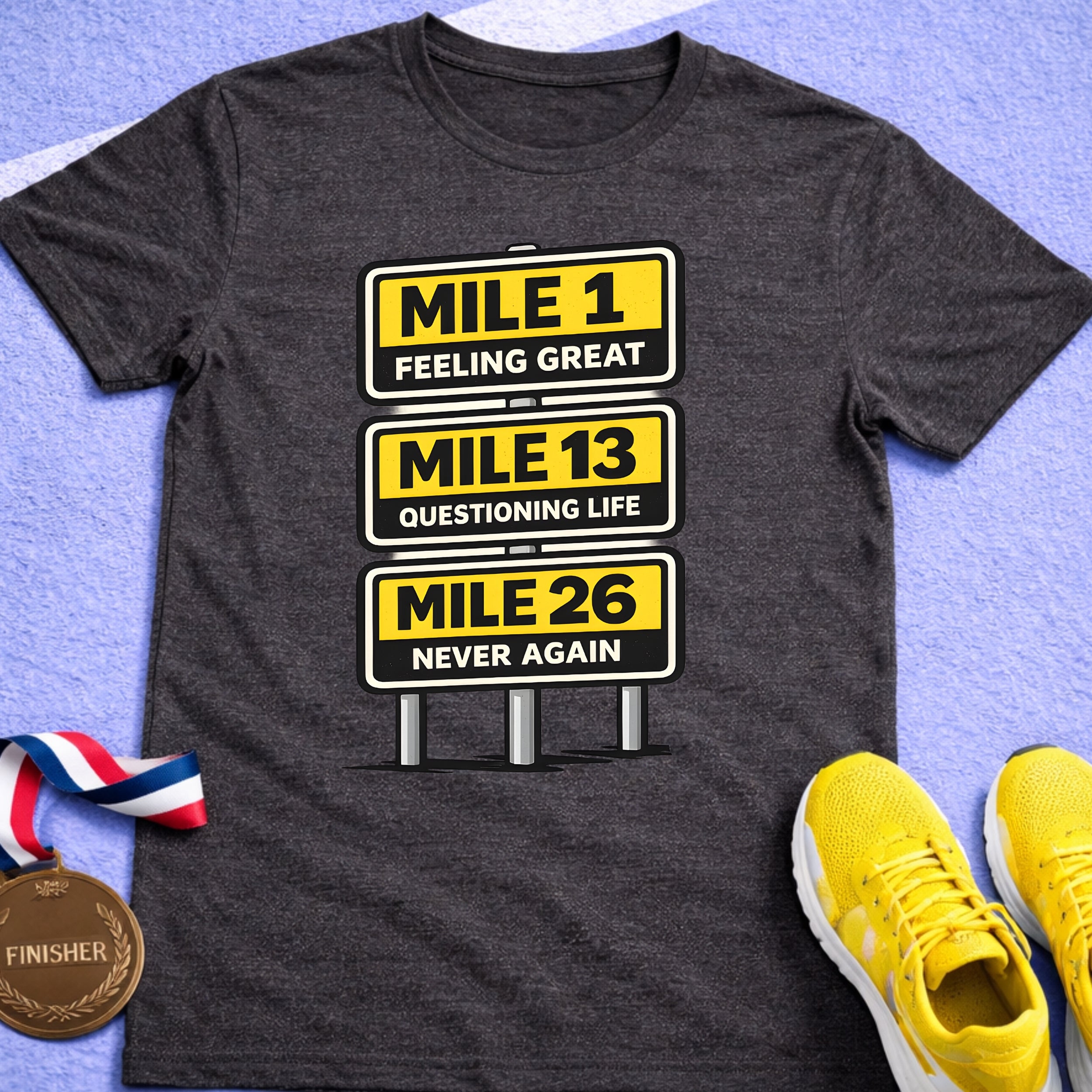 Marathon Mile Marker T-Shirt