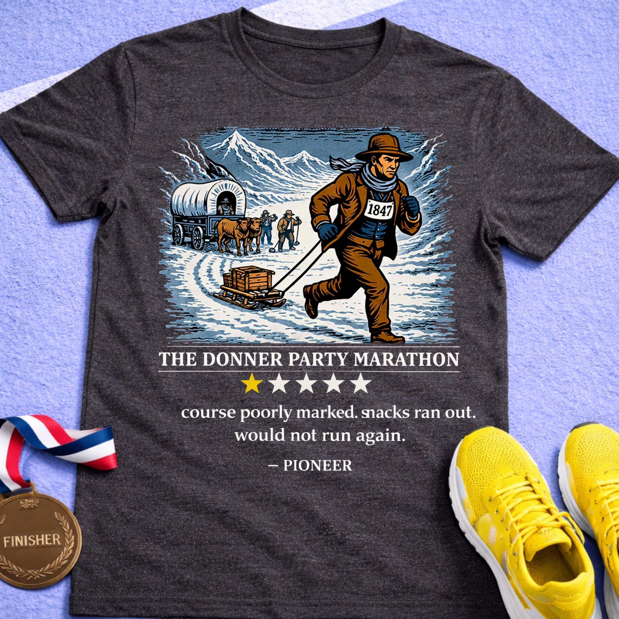 Donnor Party Marathon T-Shirt