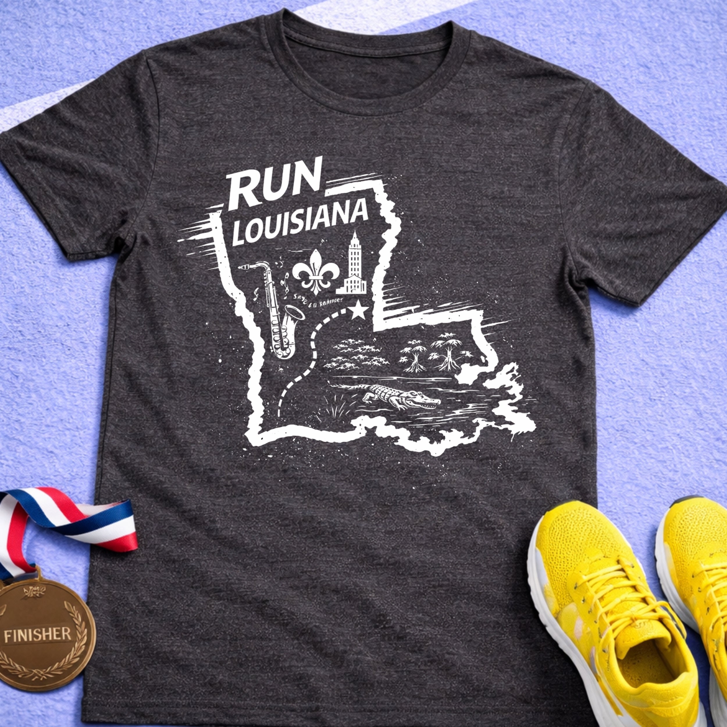 Run Louisiana T-Shirt