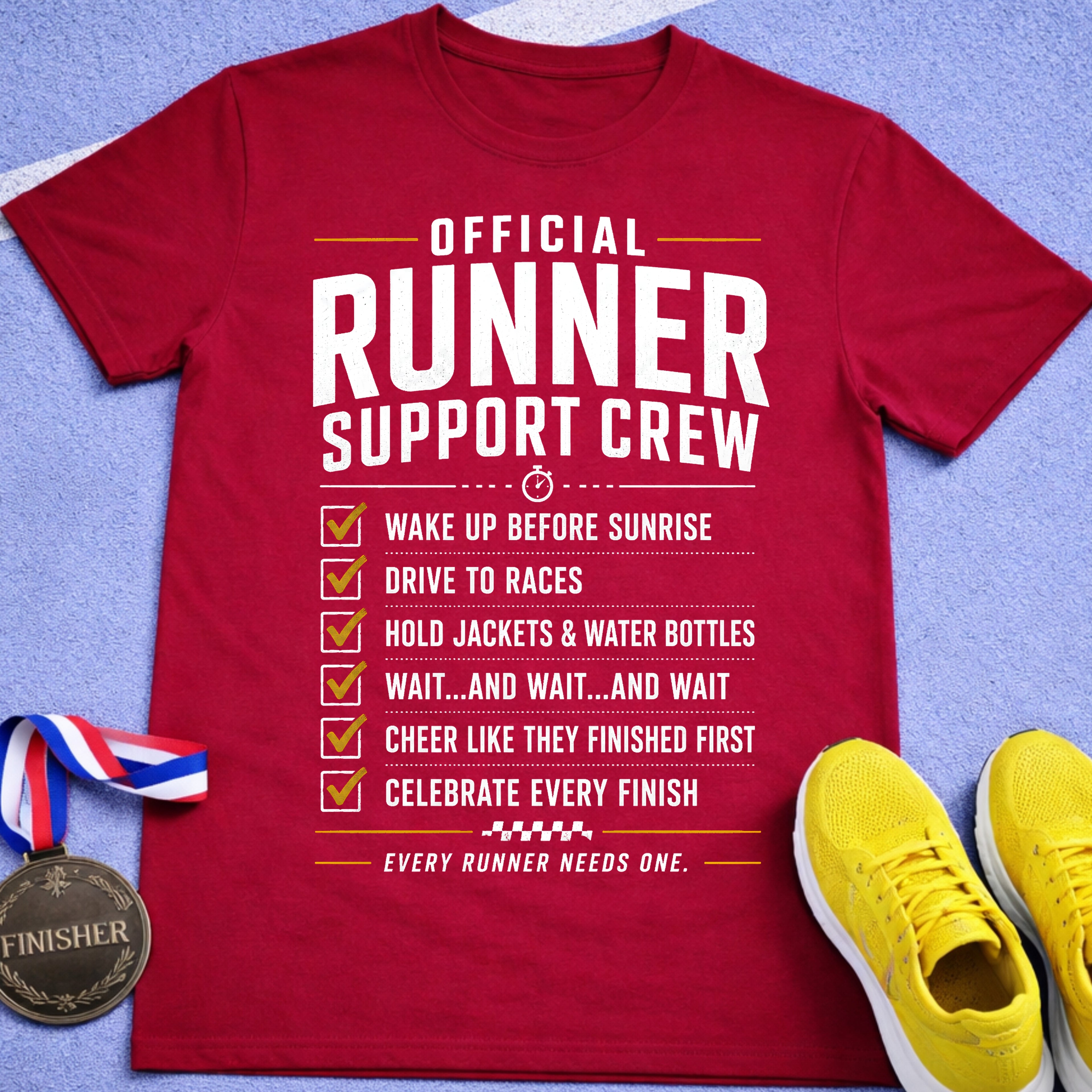 Runner Support Crew T-Shirt