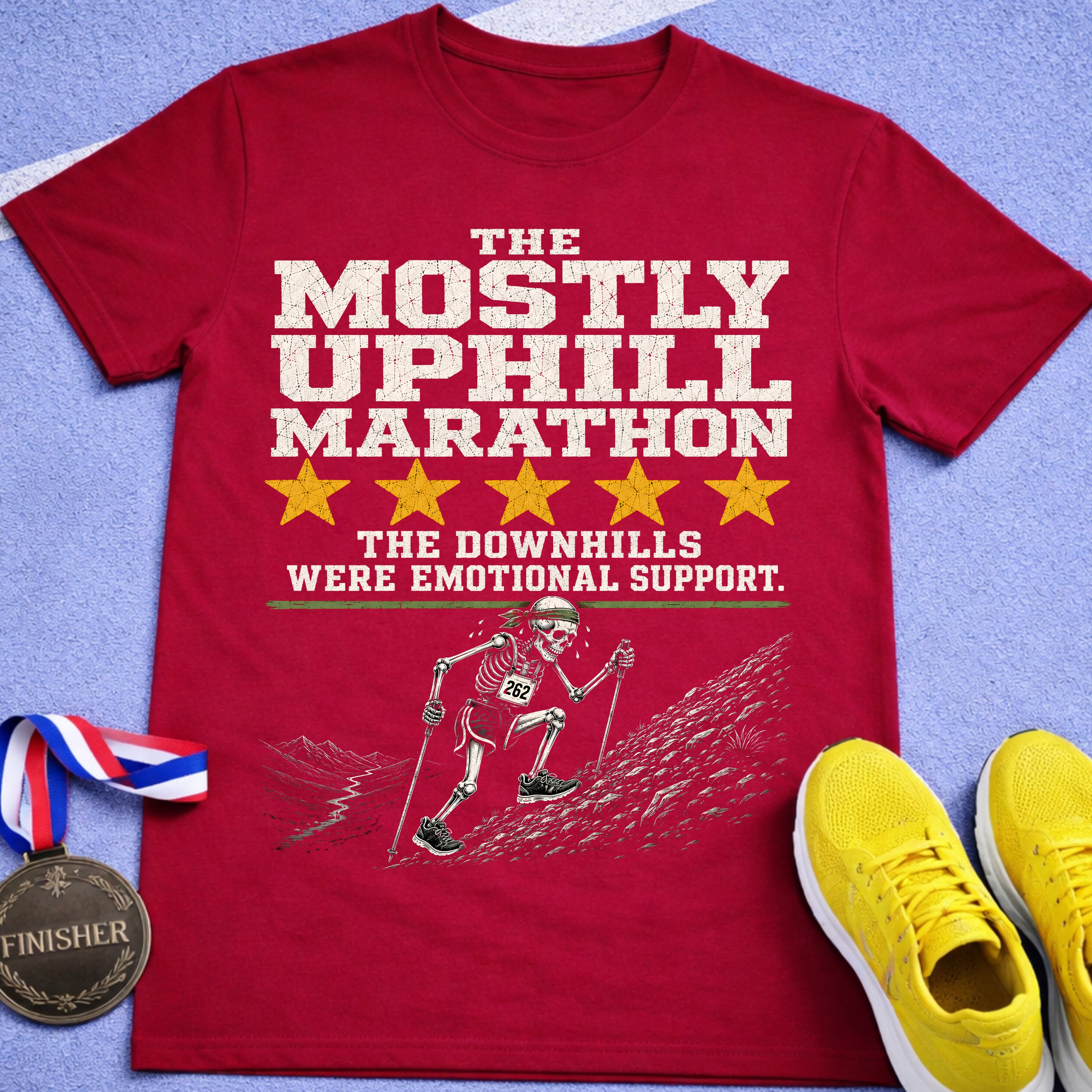 Mostly Uphill Marathon T-Shirt