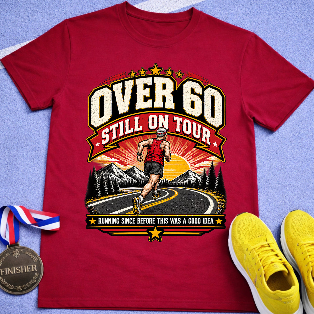 Over 60 Still on Tour T-Shirt