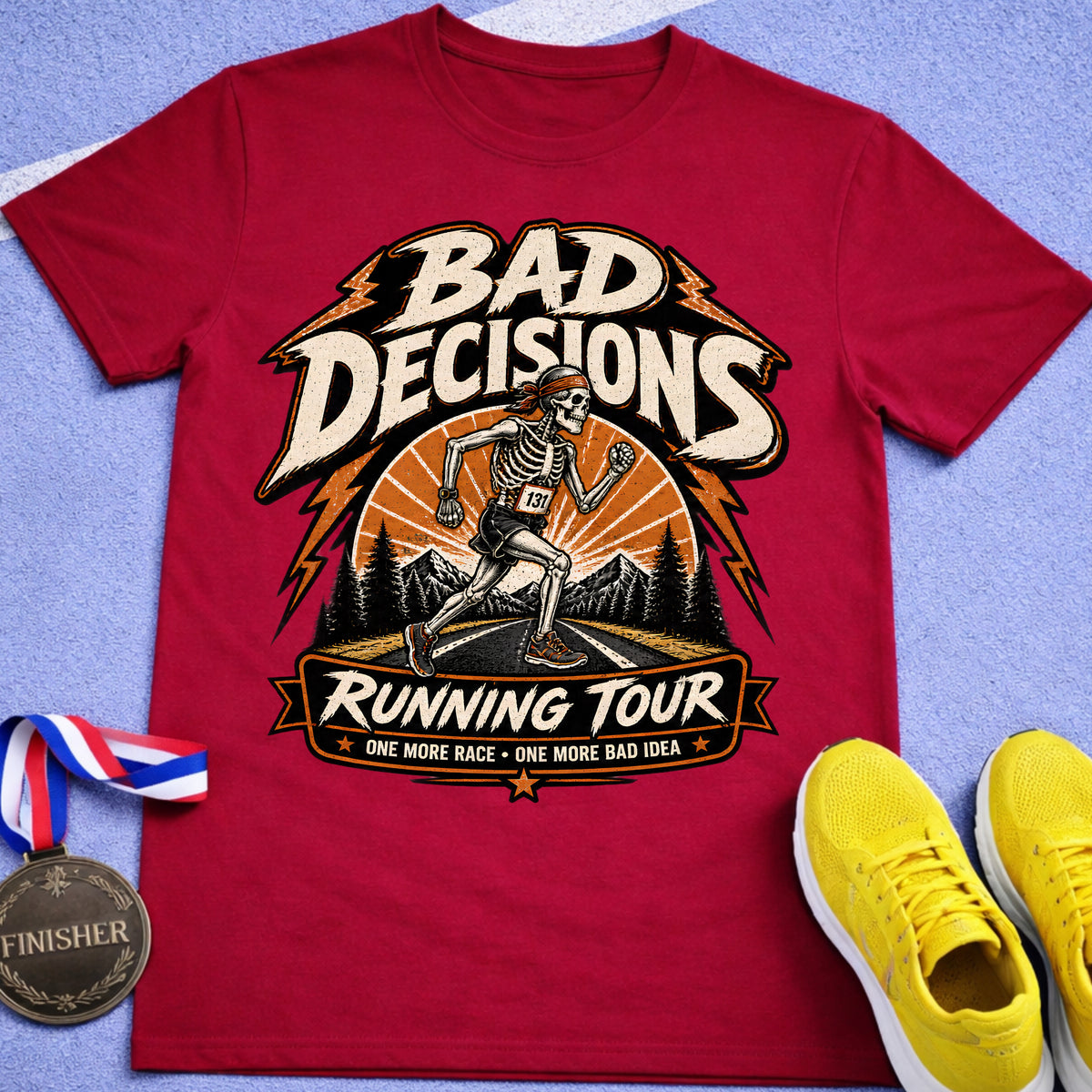 Bad Decisions Running Tour T-Shirt