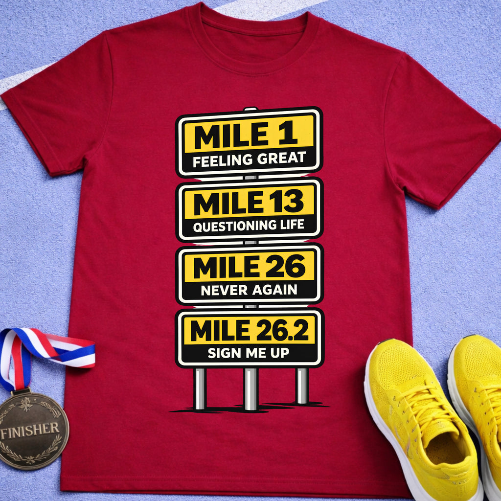 Marathon Mile Marker 26.2 T-Shirt