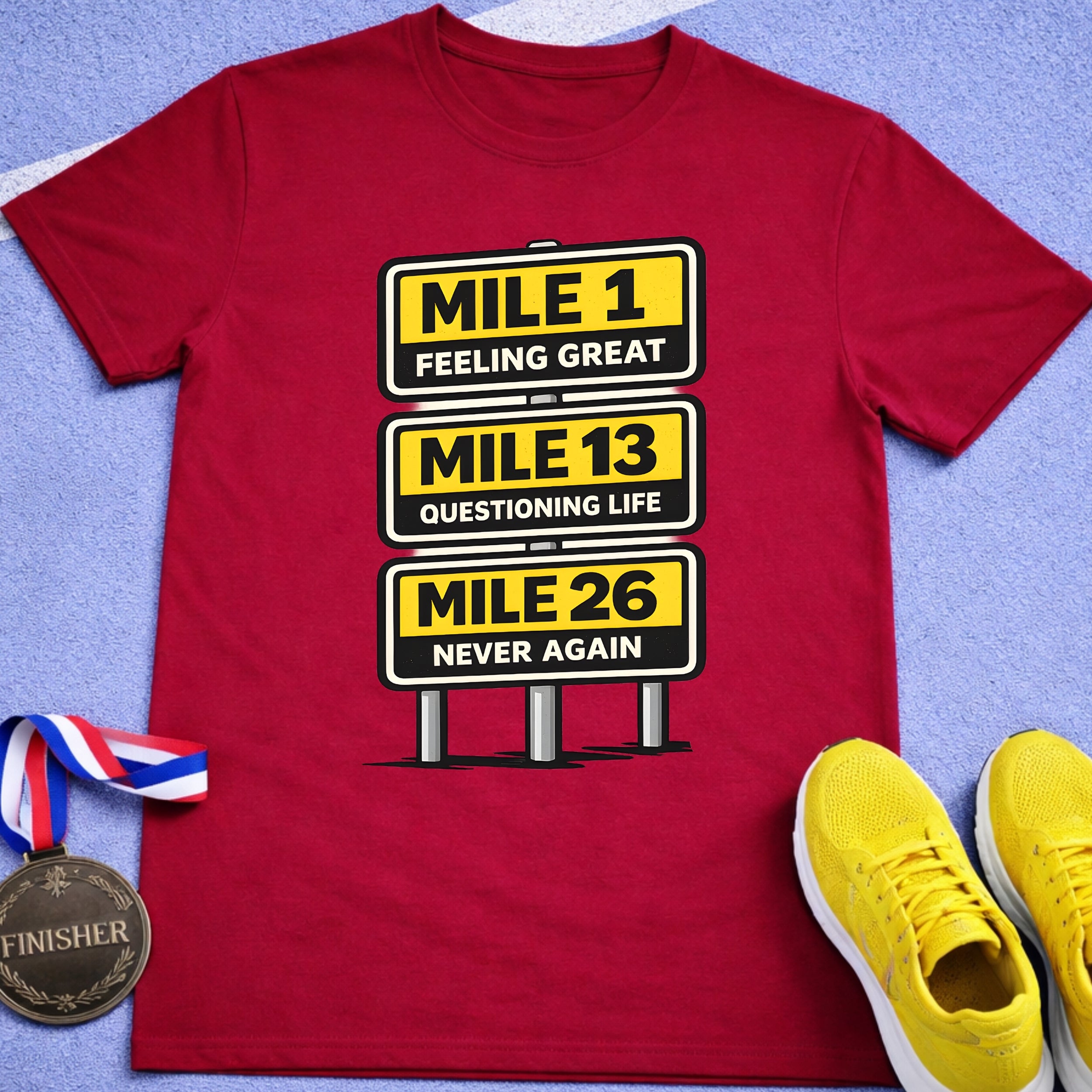 Marathon Mile Marker T-Shirt