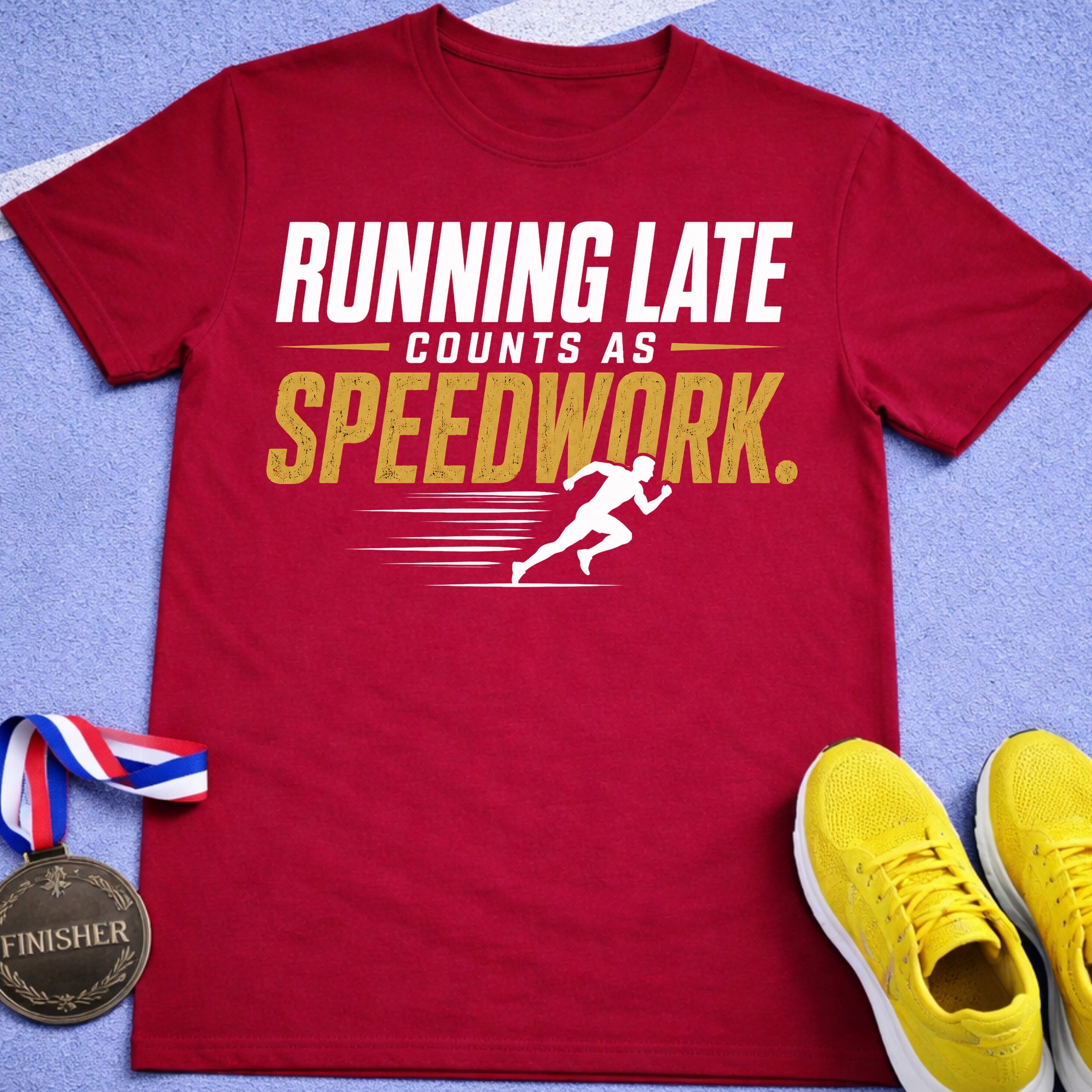 Running Late Counts as Speedwork T-Shirt