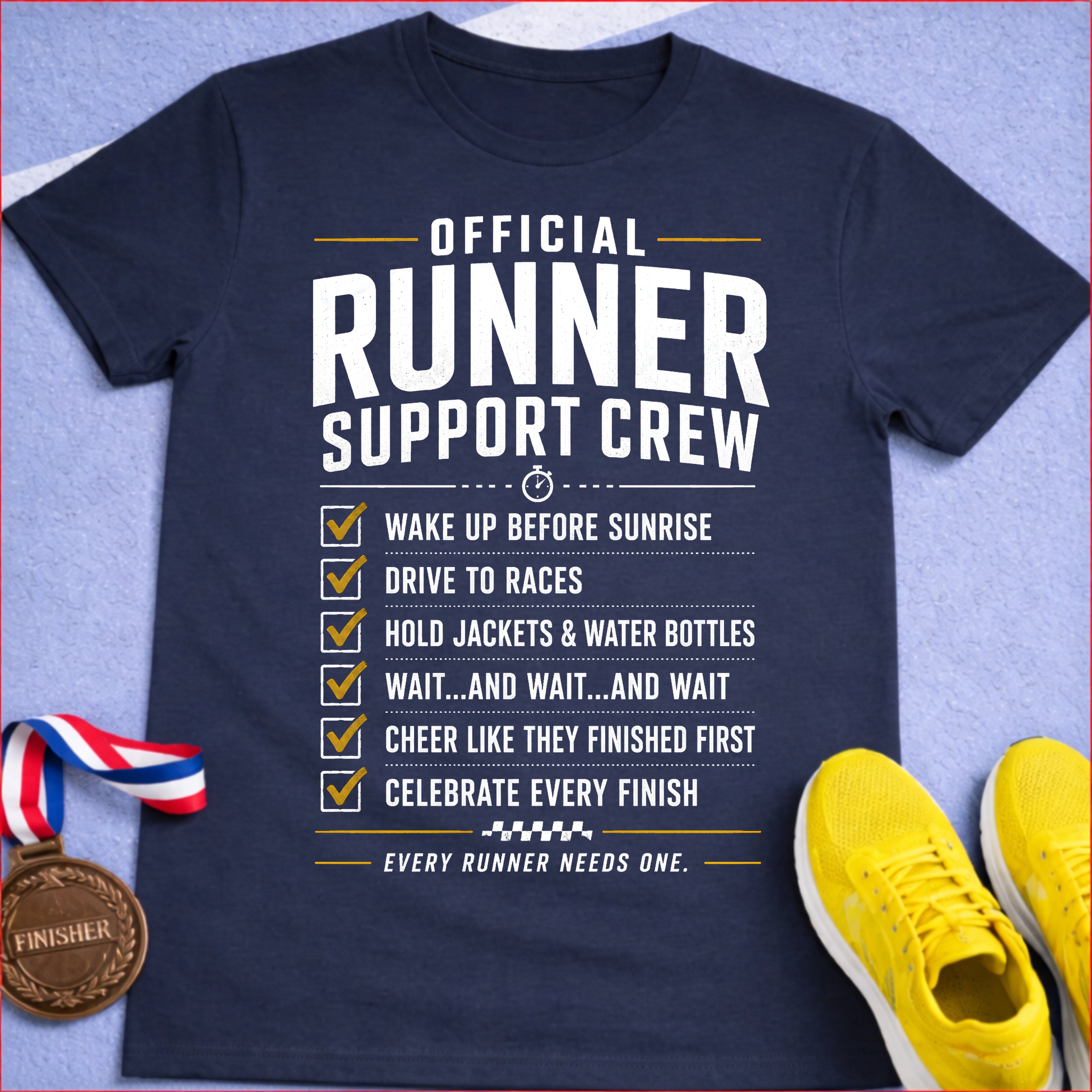 Runner Support Crew T-Shirt