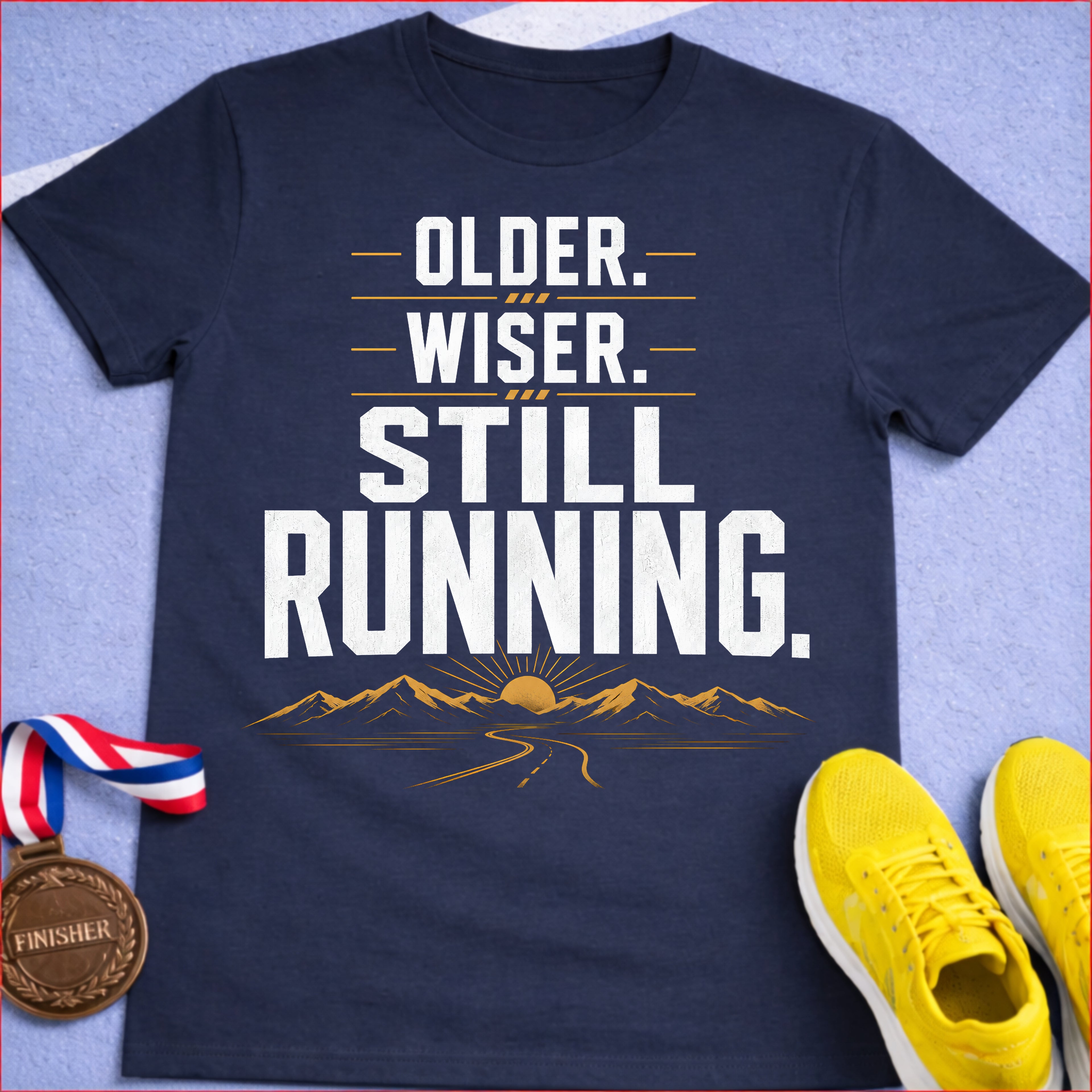 Older. Wiser. Still Running T-Shirt