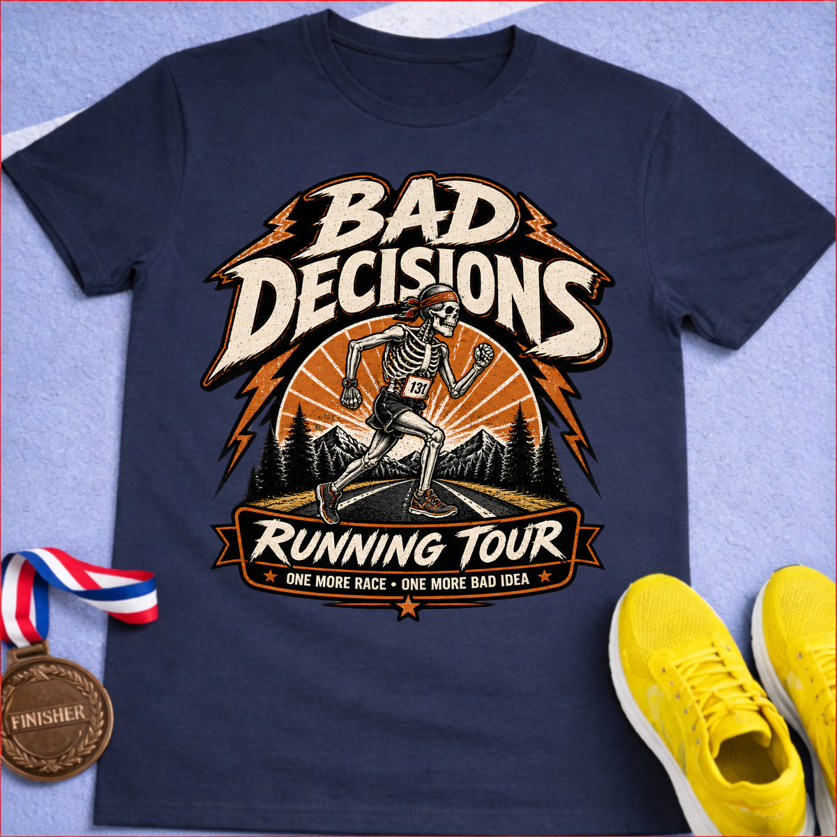 Bad Decisions Running Tour T-Shirt