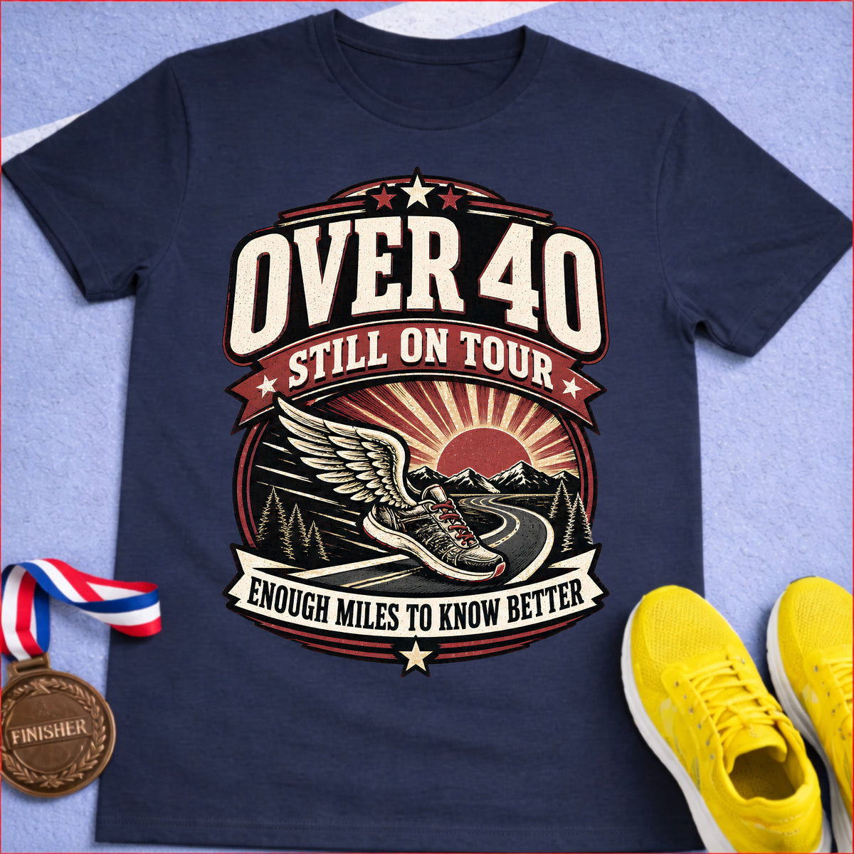 Over 40 Still On Tour T-Shirt