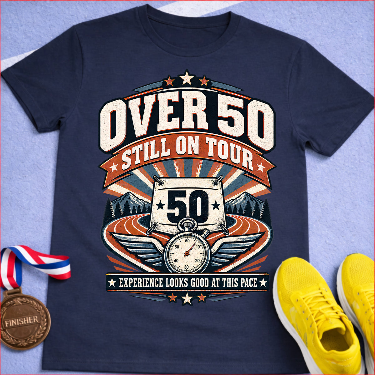 Over 50 Still On Tour T-Shirt