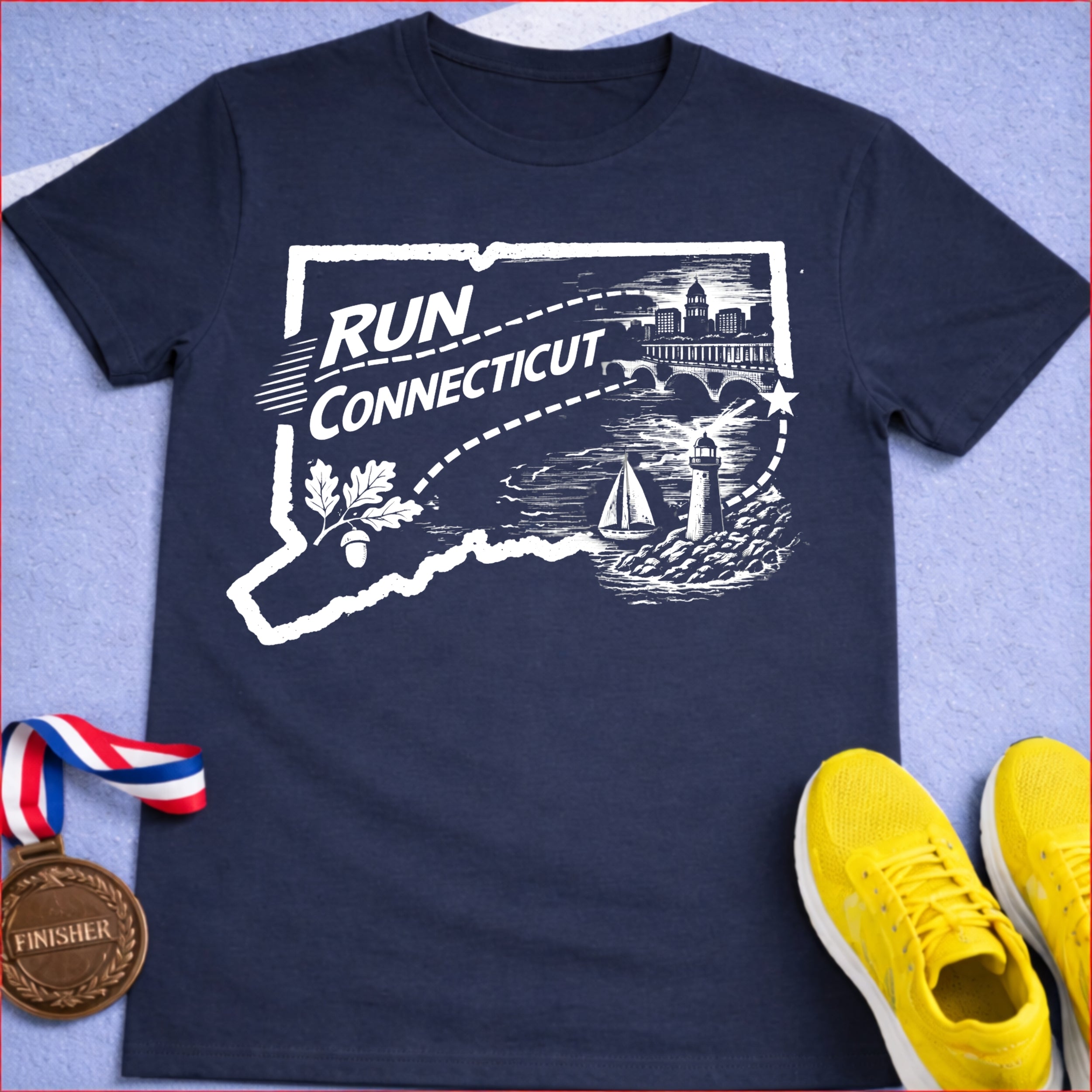 Run Connecticut T-Shirt