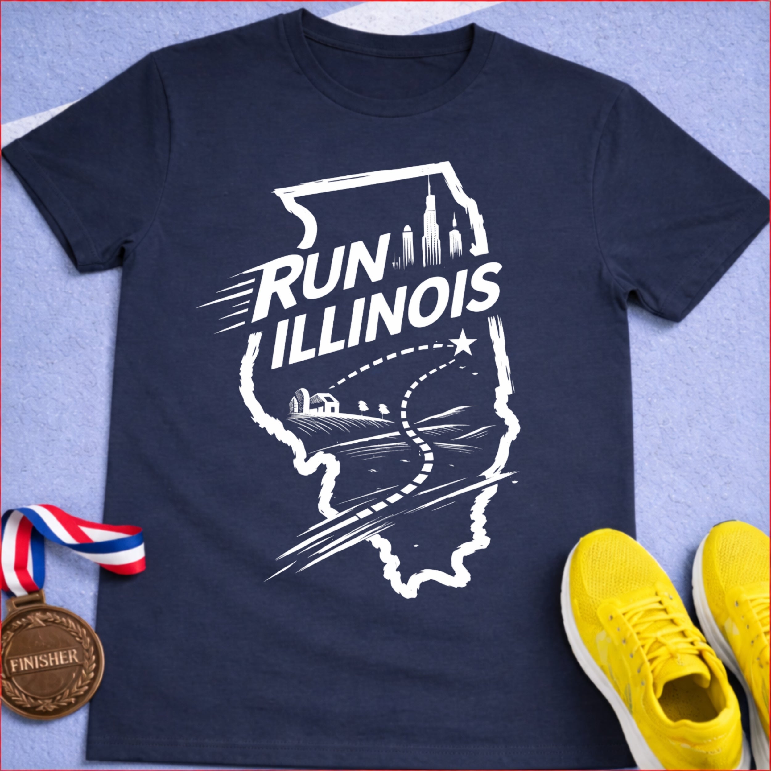 Run Illinois T-Shirt