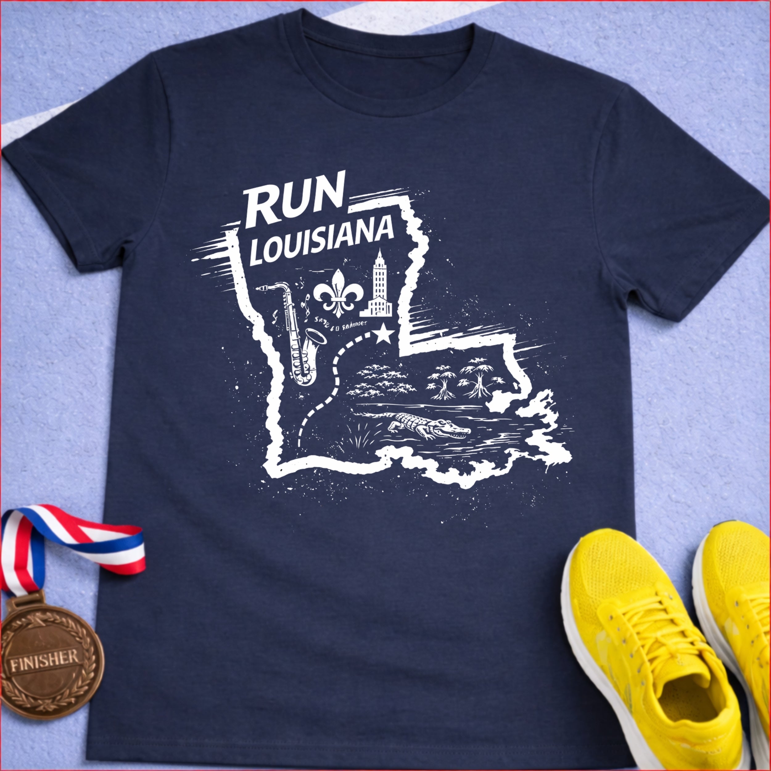 Run Louisiana T-Shirt