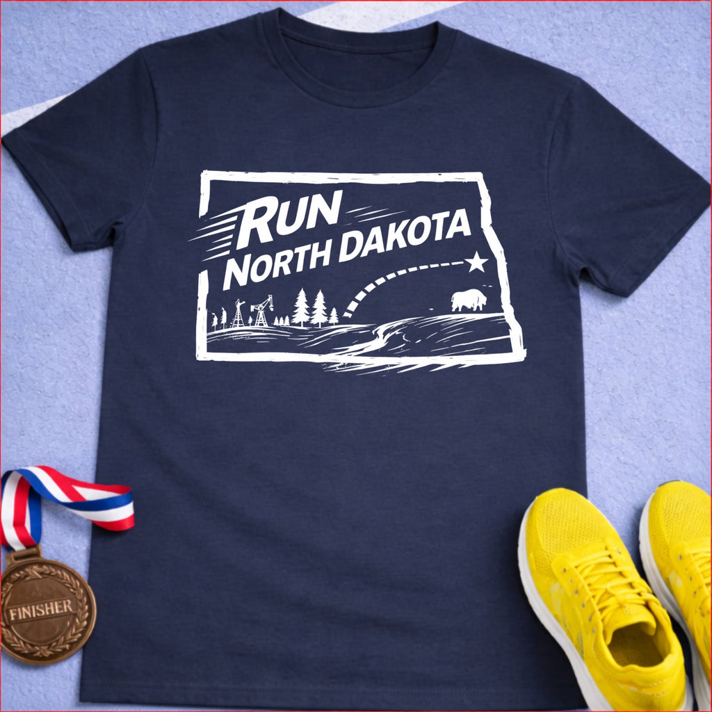 Run North Dakota T-Shirt