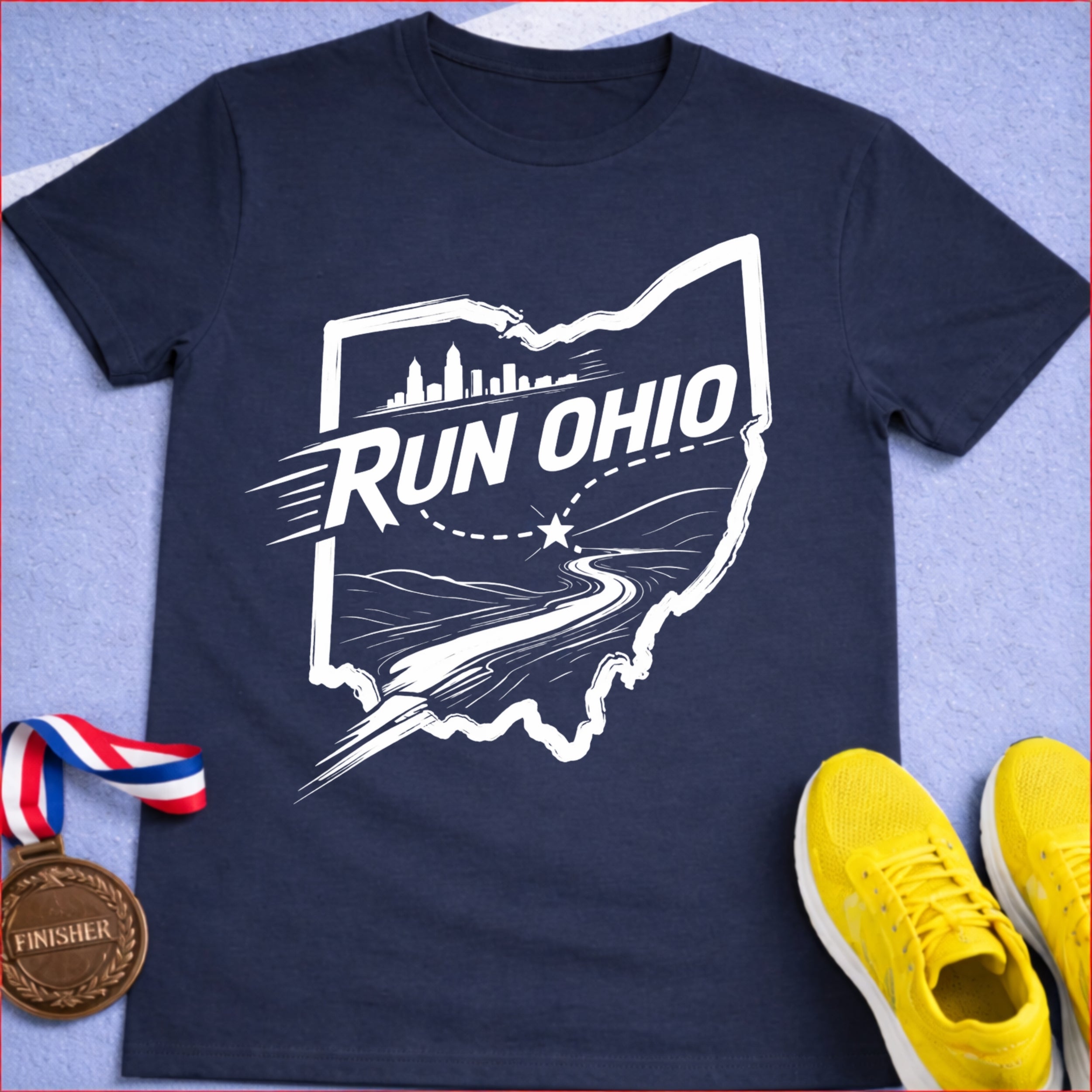 Run Ohio T-Shirt