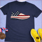 Patriotic Running Shoe T-Shirt