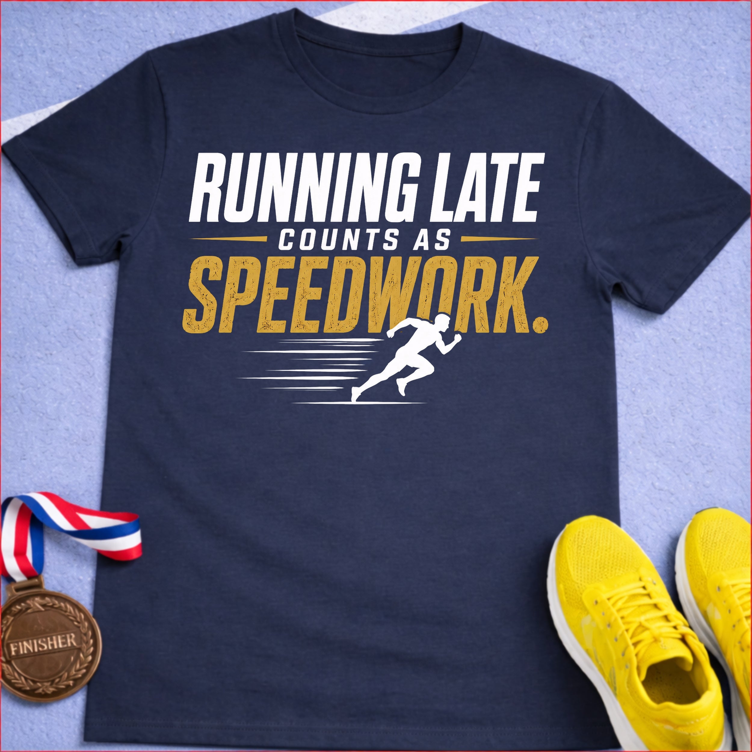 Running Late Counts as Speedwork T-Shirt