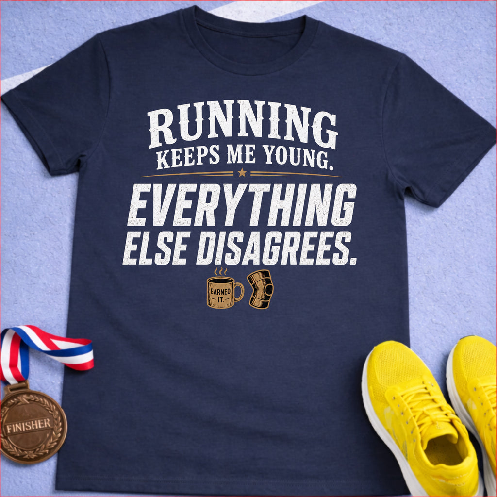 Running Keeps Me Young T-Shirt