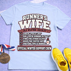 Runner's Wife Cold Weather Checklist T-Shirt