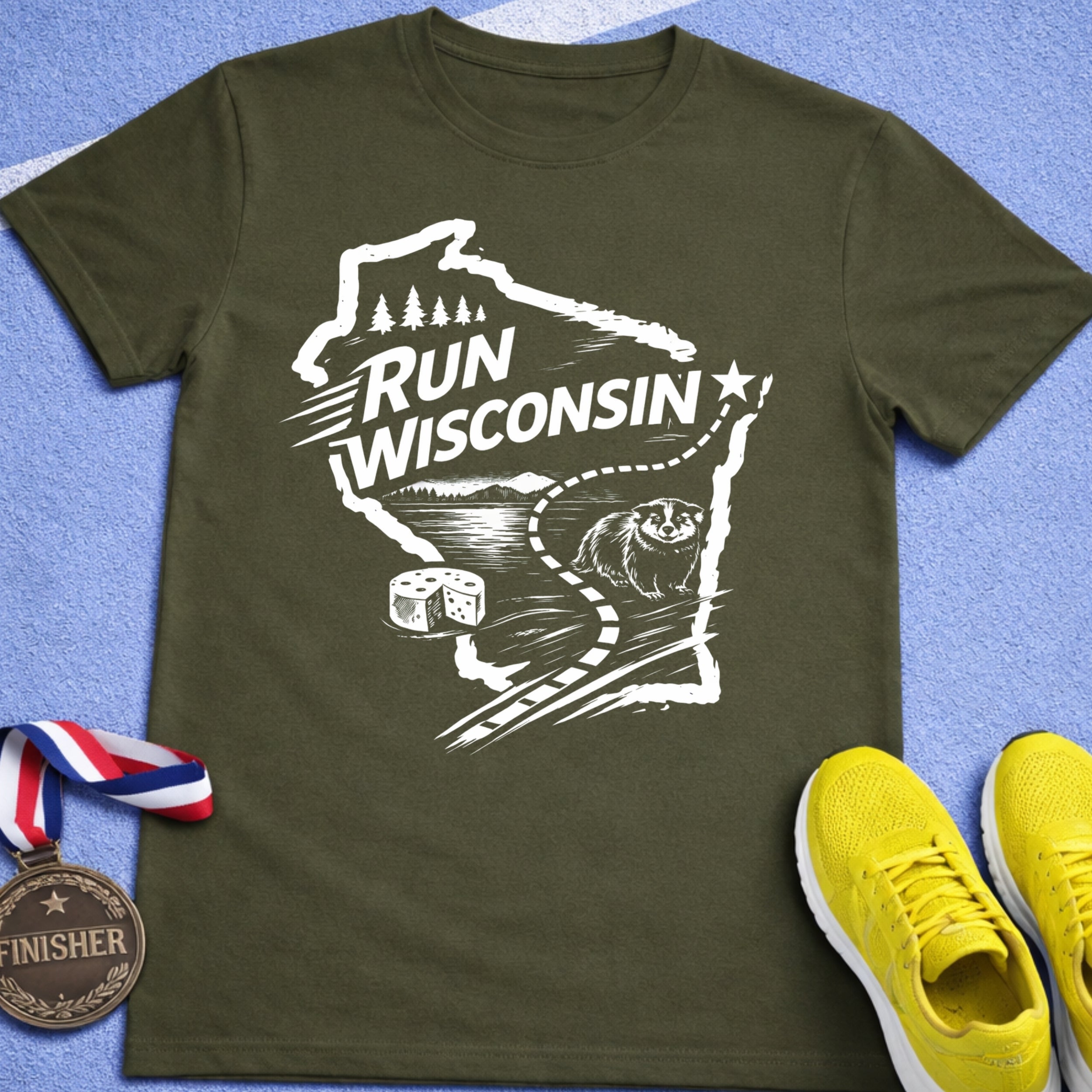 Run Wisconsin T-Shirt