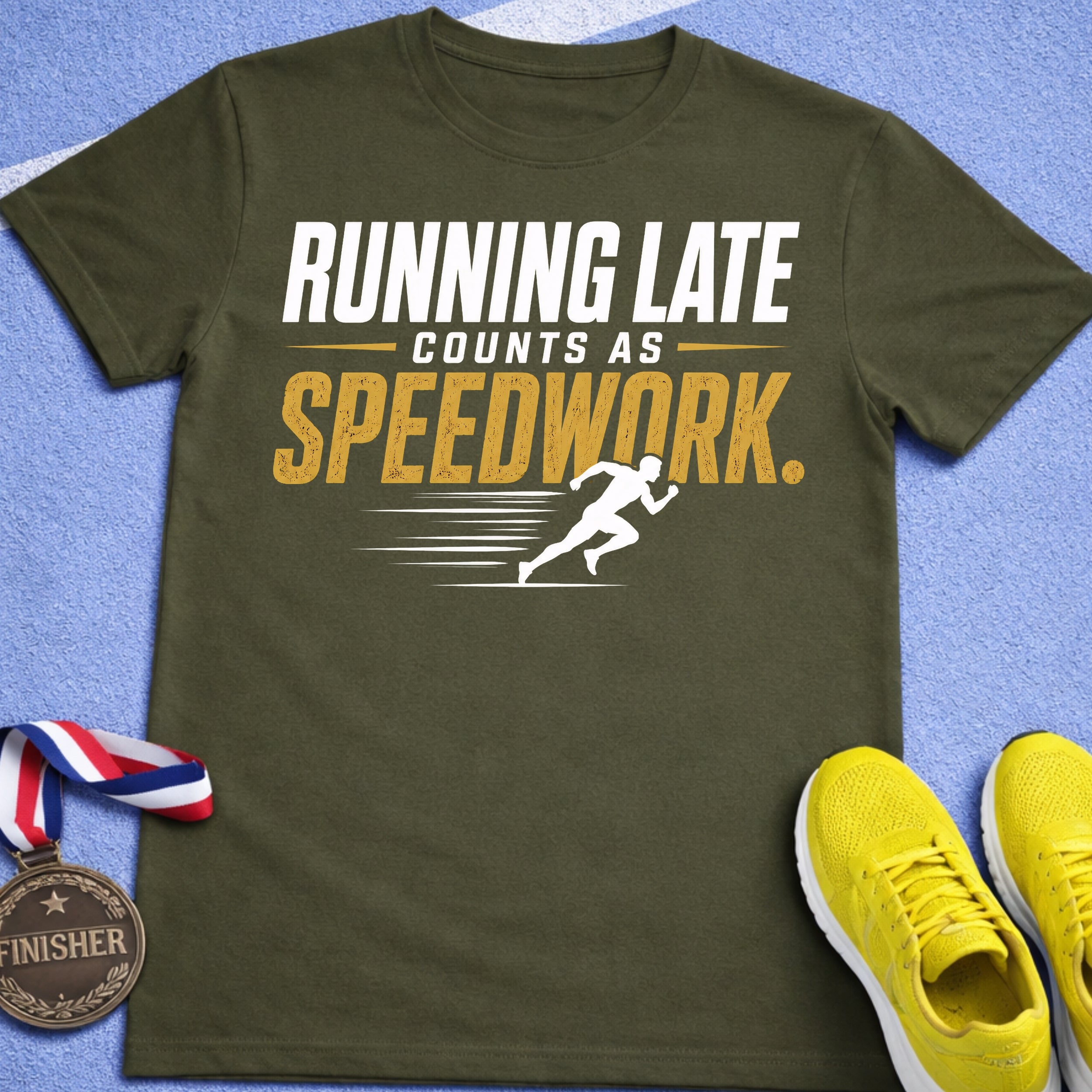 Running Late Counts as Speedwork T-Shirt