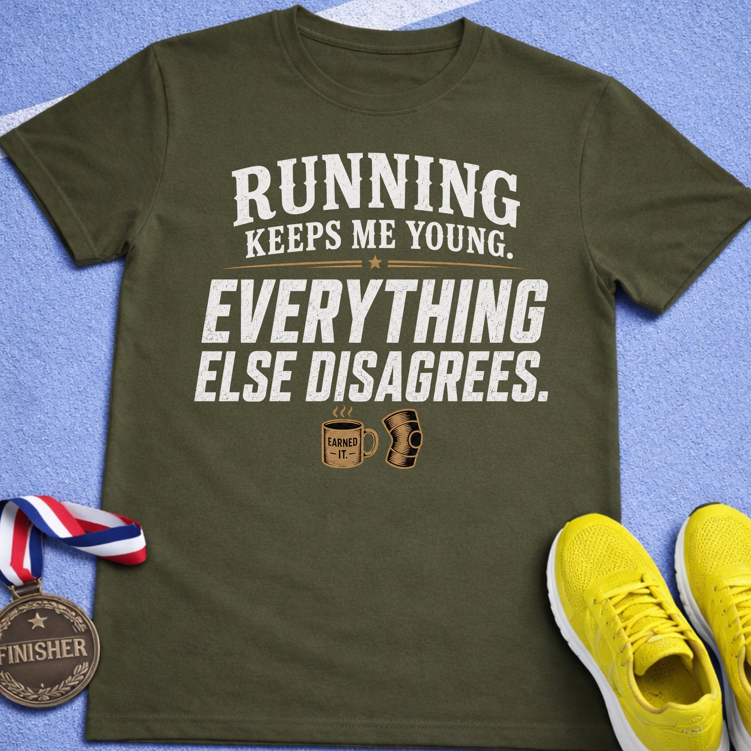 Running Keeps Me Young T-Shirt