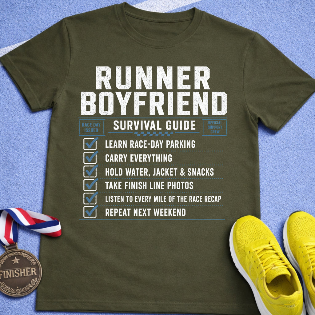 Runner Boyfriend Survival Guide T-Shirt