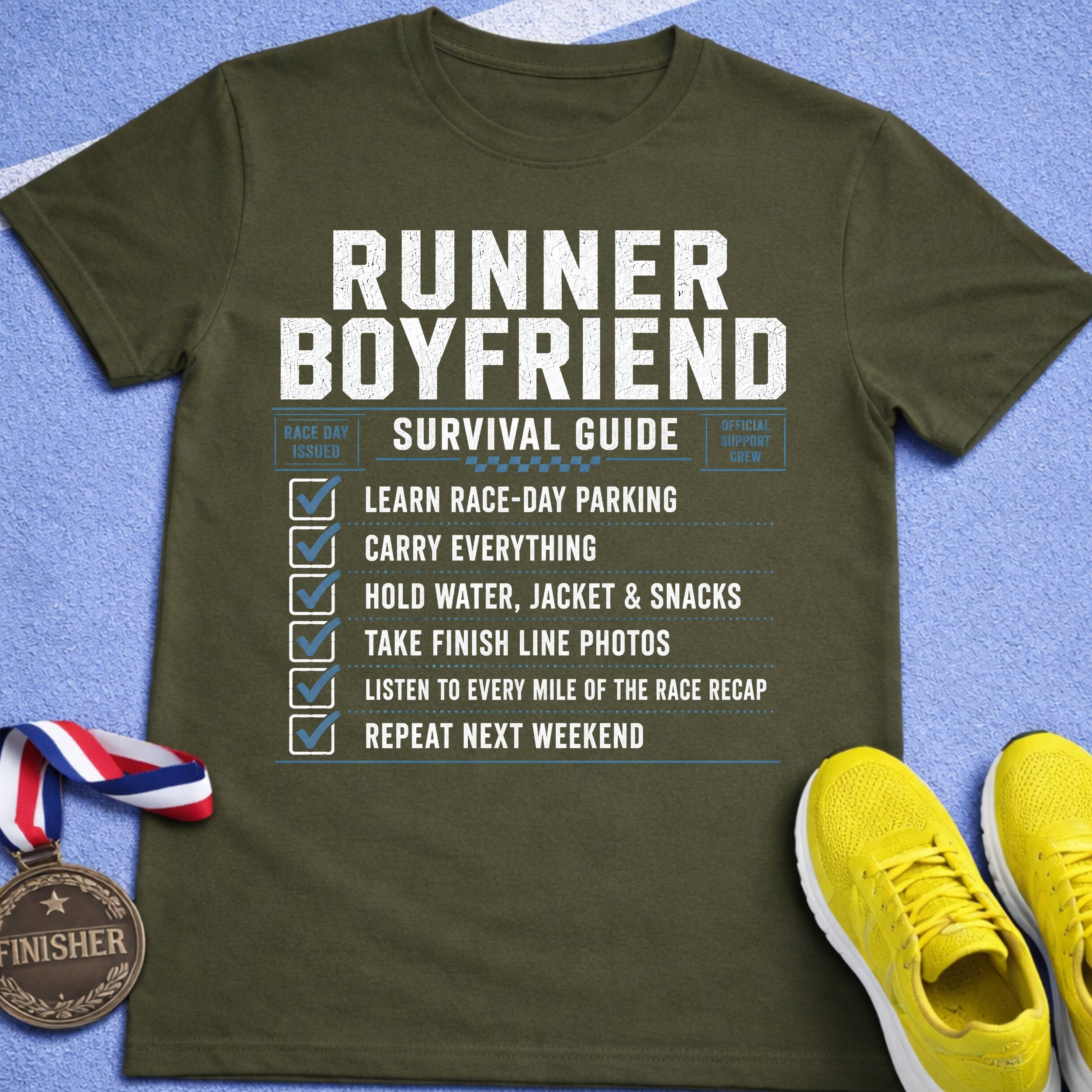 Runner Boyfriend Survival Guide T-Shirt