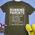 Running Parents Support Crew T-Shirt